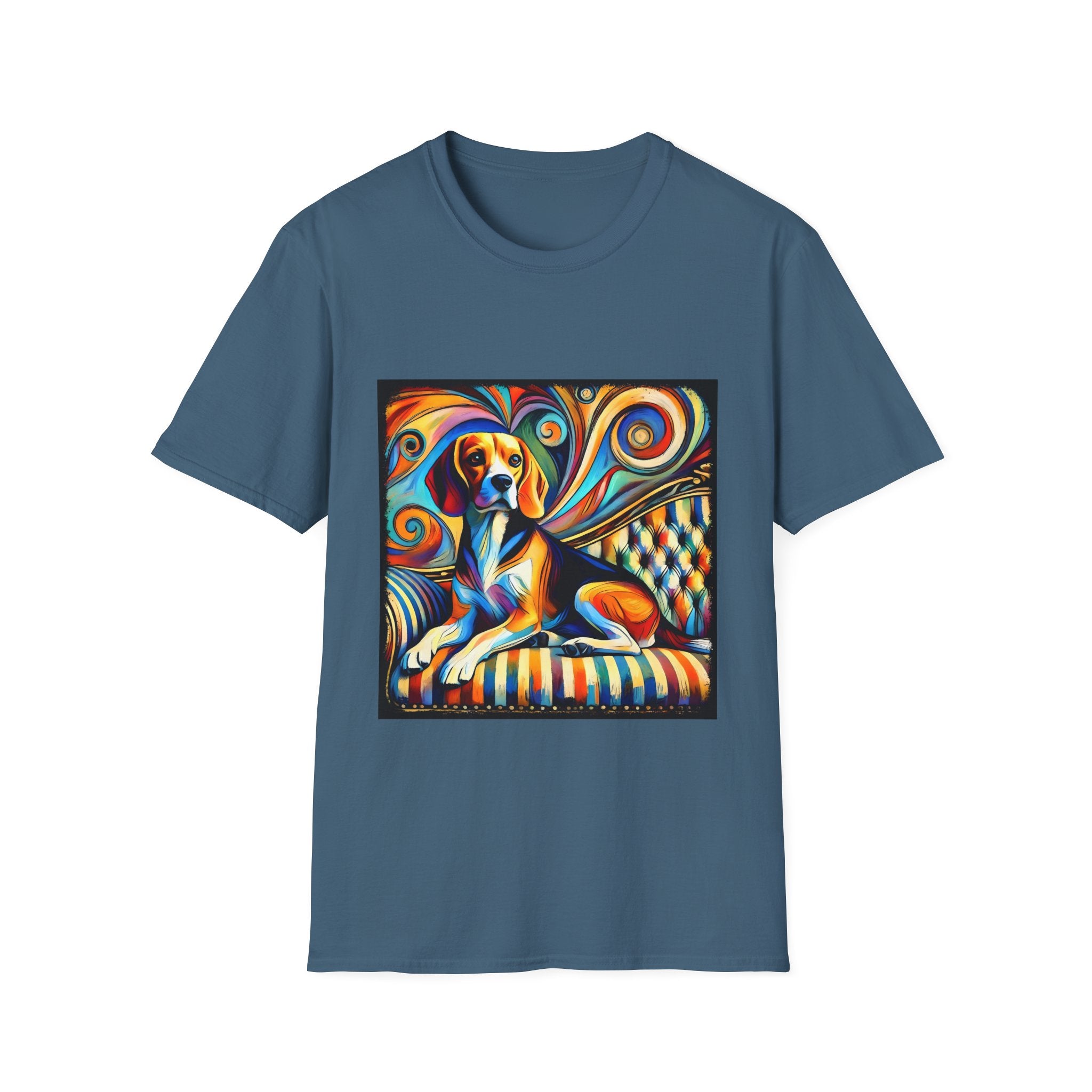 Beagle Vivid Sun Swirl  | Unisex Dog T-Shirt