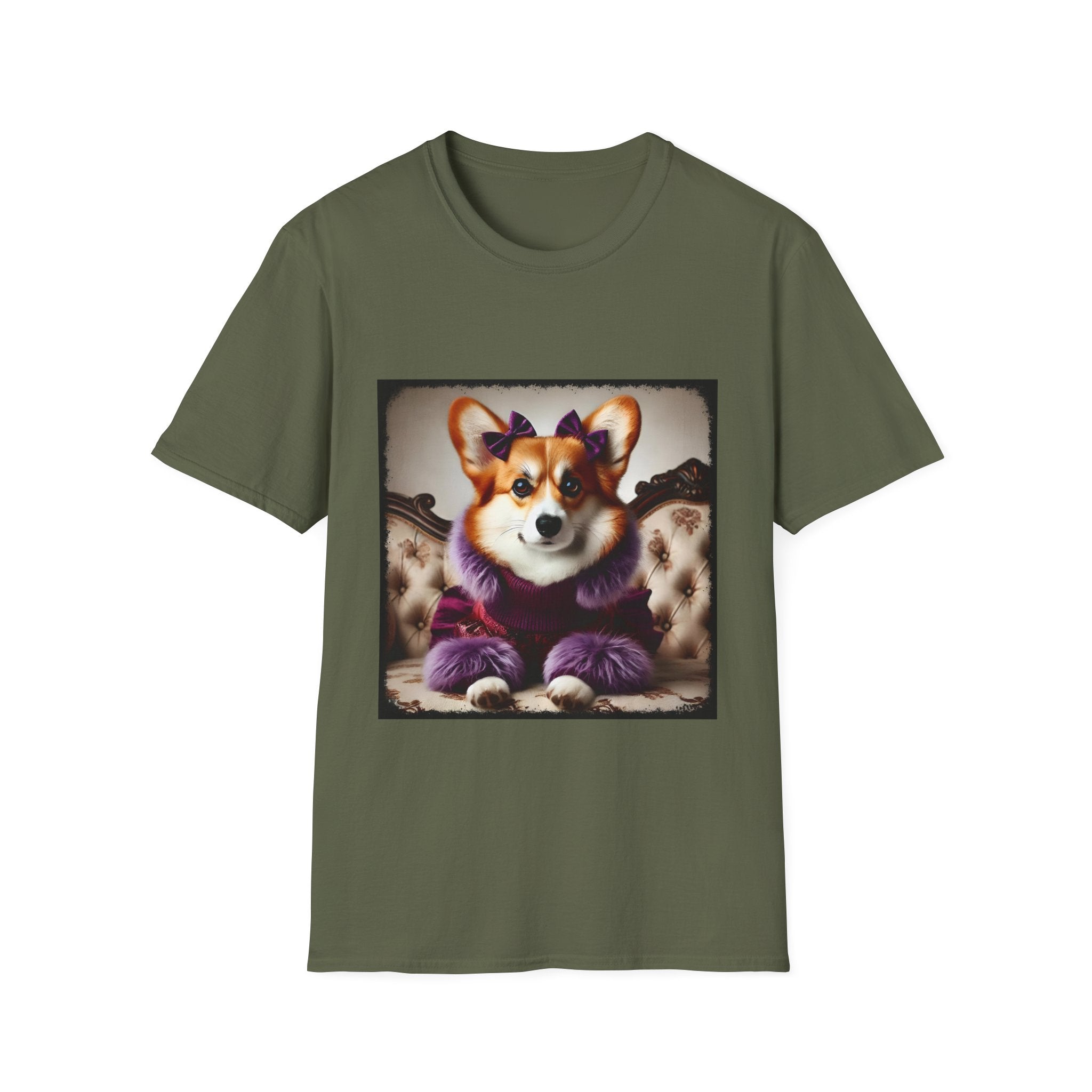 Pembroke Welsh Corgi Purple Pawfluencer | Unisex Dog T-Shirt