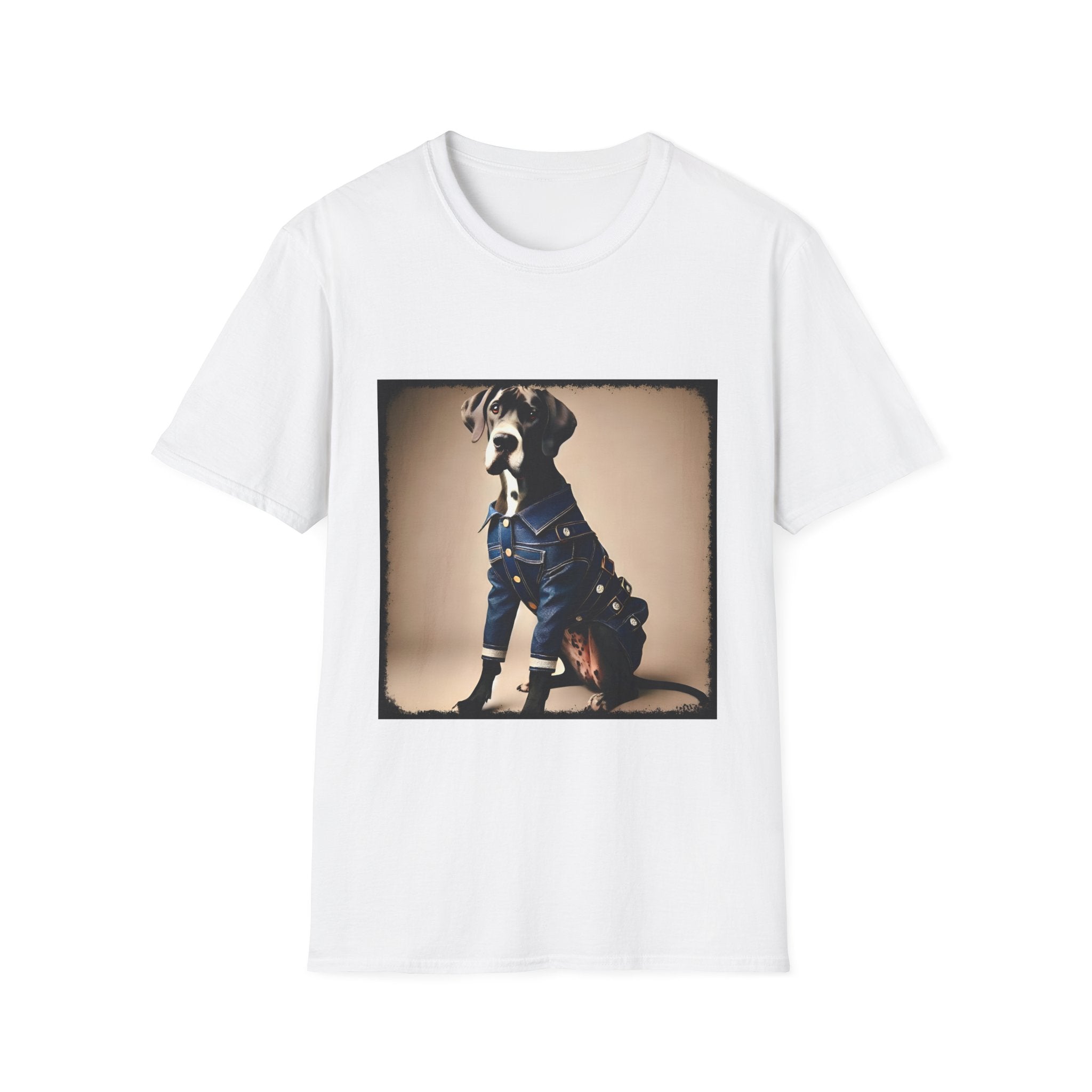 Great Dane Denim Mood | Unisex Dog T-Shirt