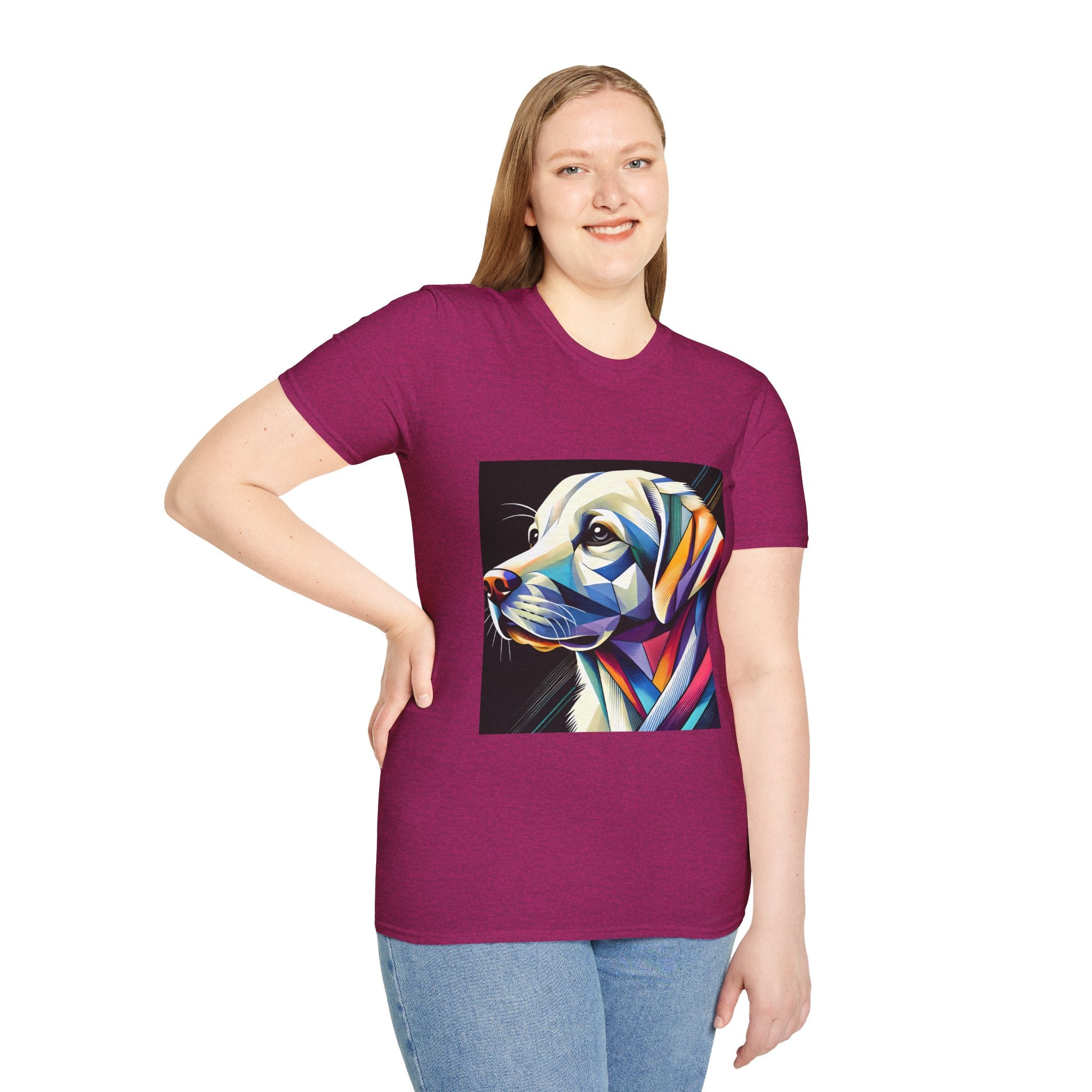 Labrador Retriever Multicolor Geometric | Unisex Dog T-Shirt