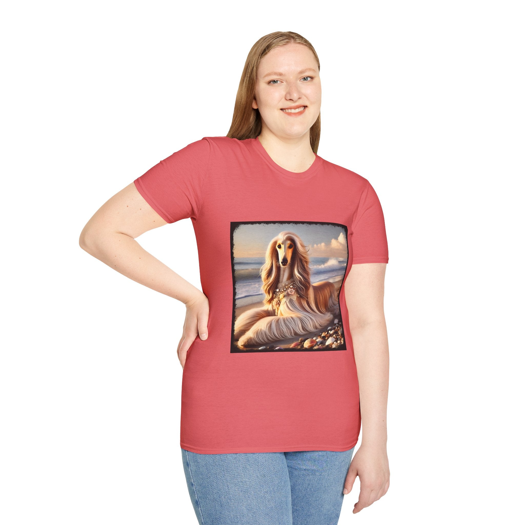 Afghan Hound Seashell Sweetie | Unisex Dog T-Shirt