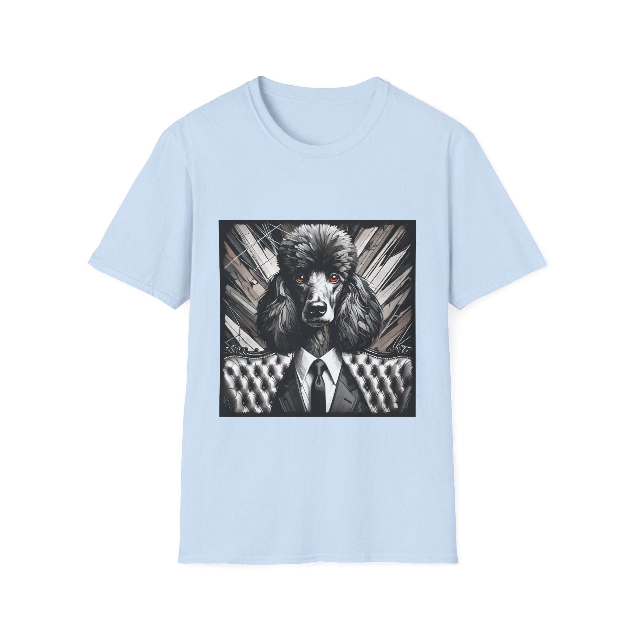 Poodle B&W Bold Eyes II | Unisex Dog T-Shirt