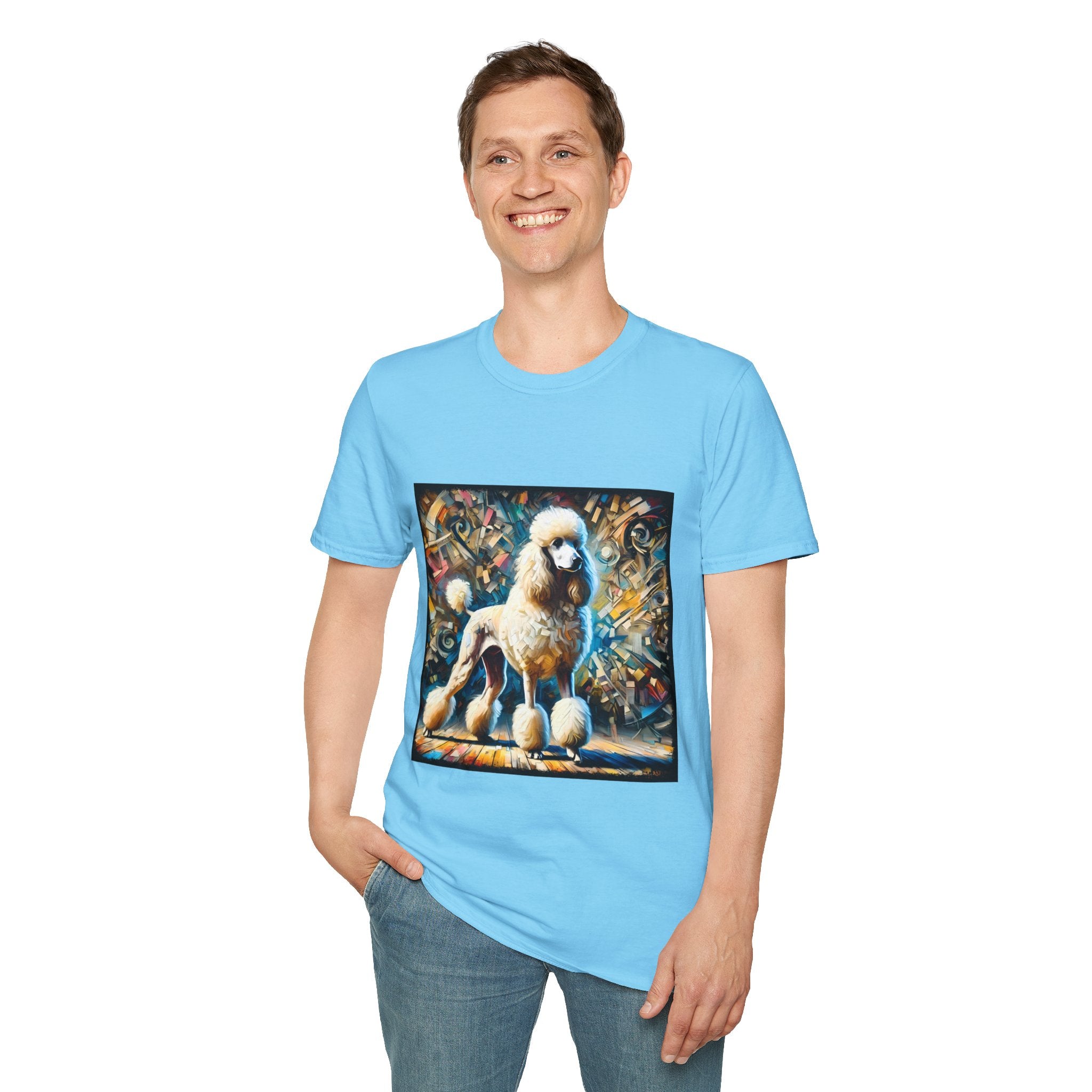 Poodle Pastel Pixel Classic | Unisex Dog T-Shirt