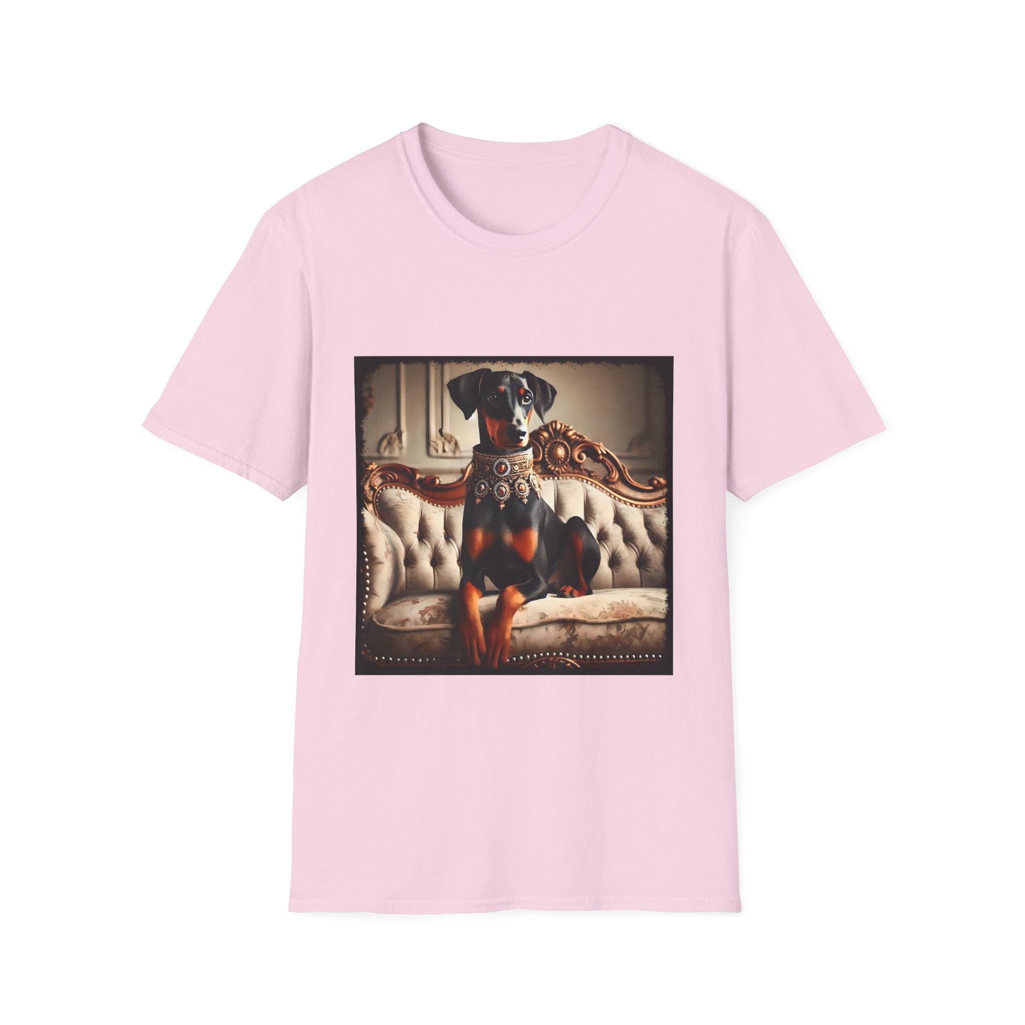 Doberman Pinscher Poised Prince | Unisex Dog T-Shirt
