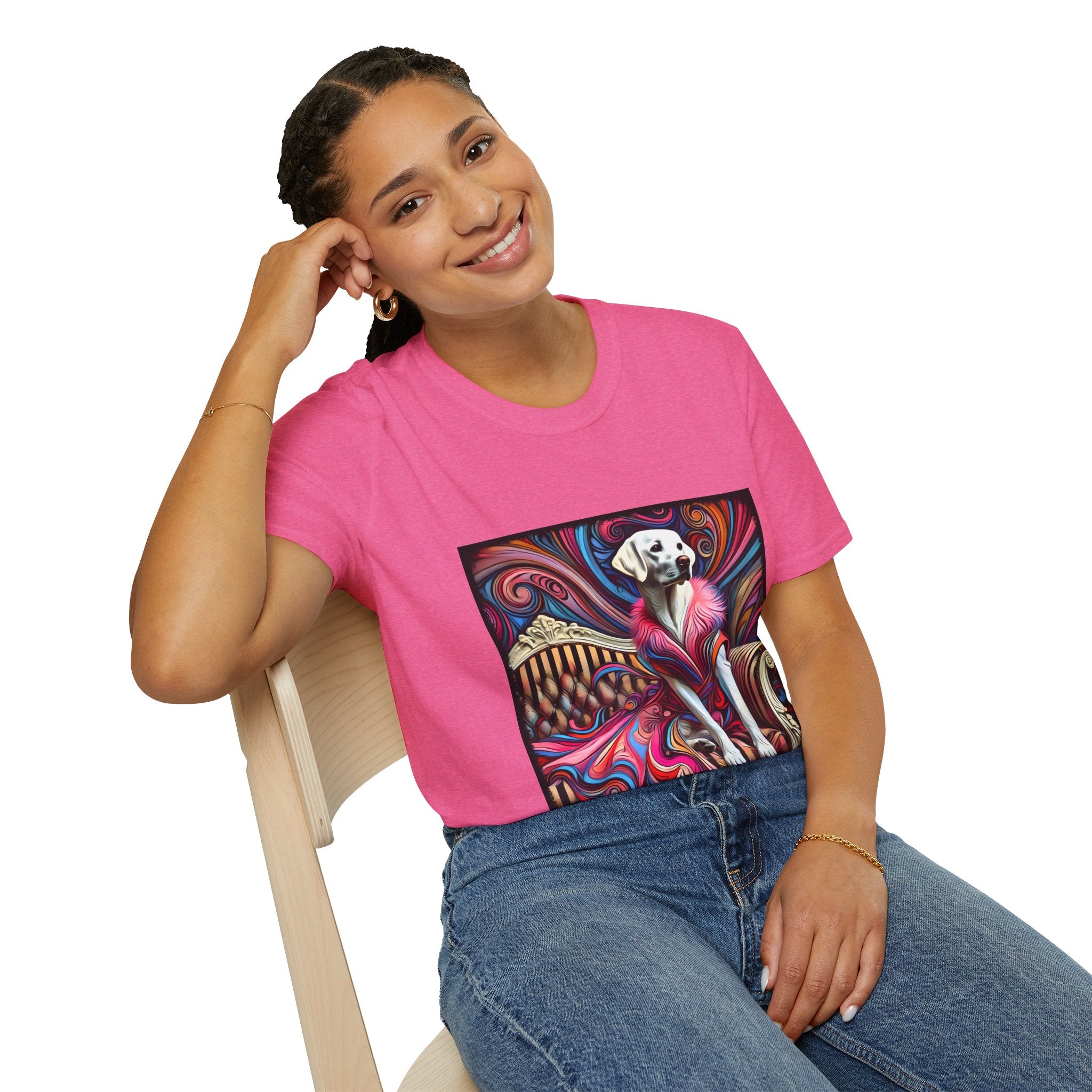Labrador Retriever Pink Princess | Unisex Dog T-Shirt