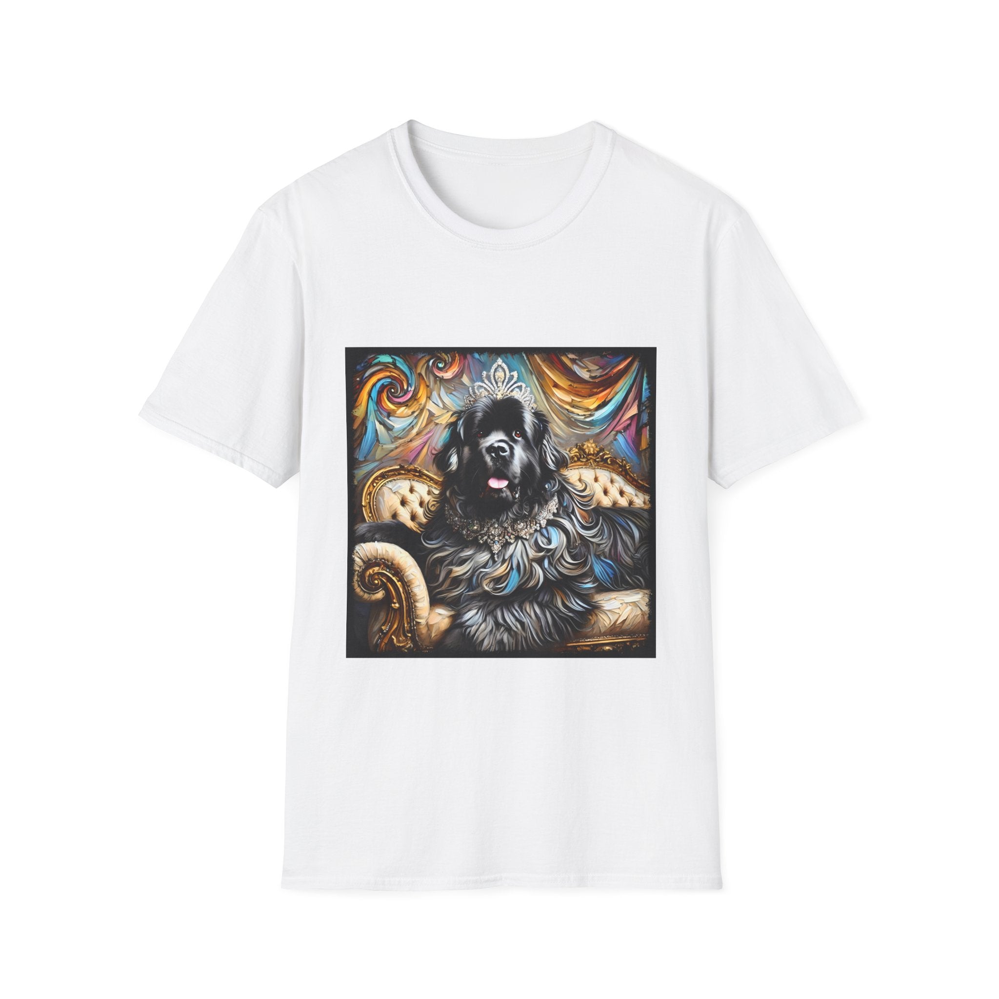 Newfoundland Diamond Diva Swirl | Unisex Dog T-Shirt