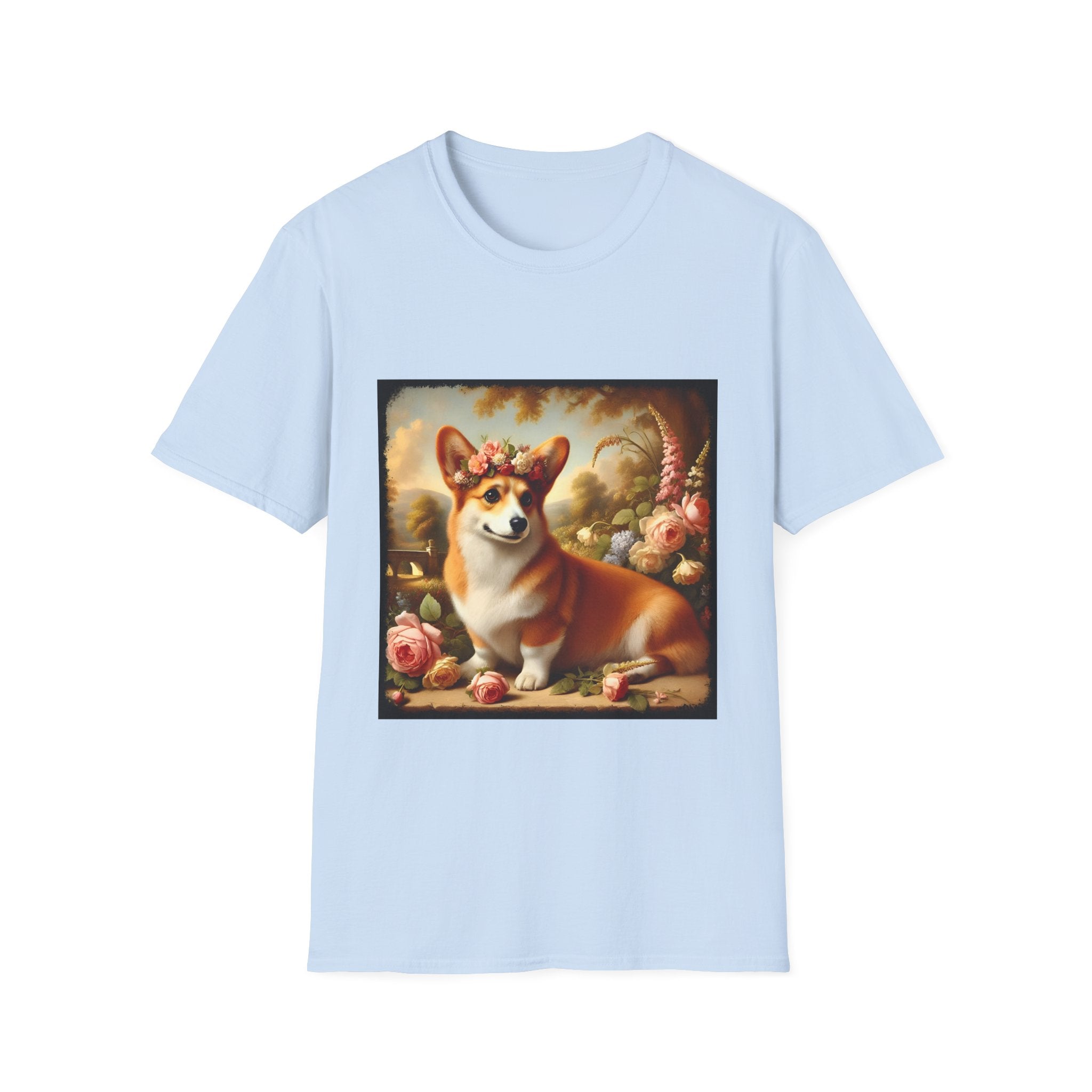 Pembroke Welsh Corgi Botanical Beauty | Unisex Dog T-Shirt