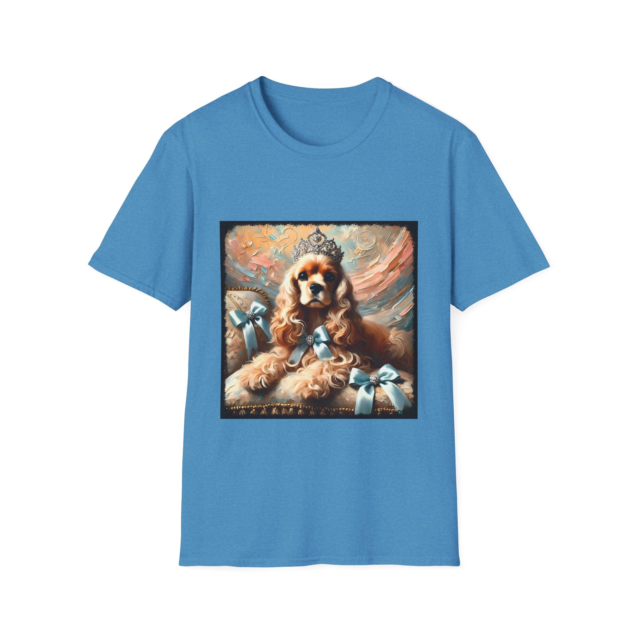 Cocker Spaniel Diamond Tiara Classic | Unisex Dog T-Shirt