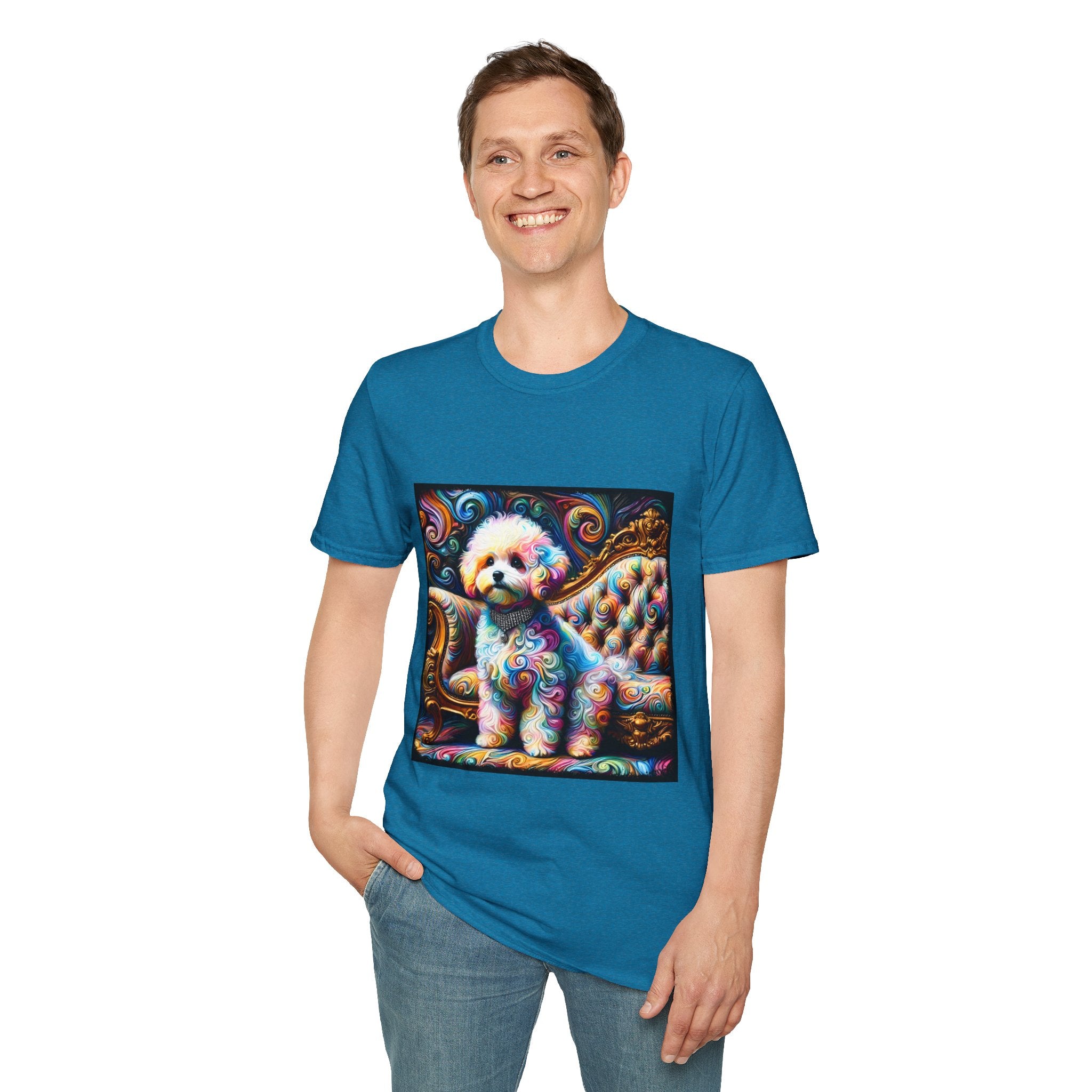 Bichon Frise Beautiful Swirl | Unisex Dog T-Shirt