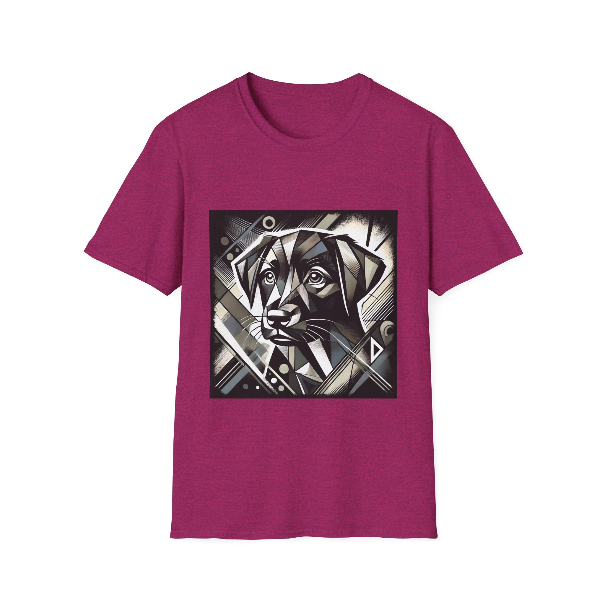 Labrador Retriever B&W Bold Geometric | Unisex Dog T-Shirt