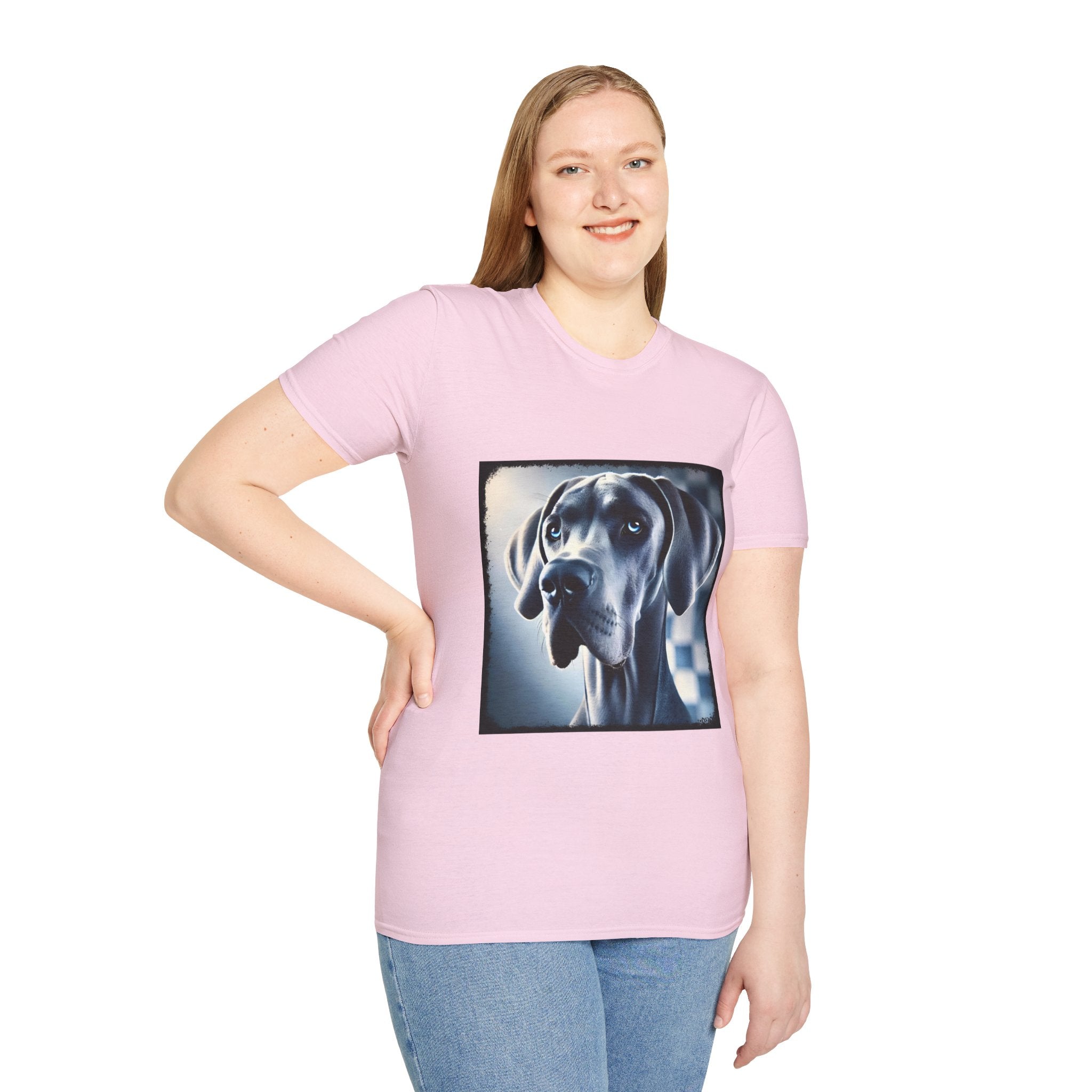 Great Dane Regal Pose | Unisex Dog T-Shirt