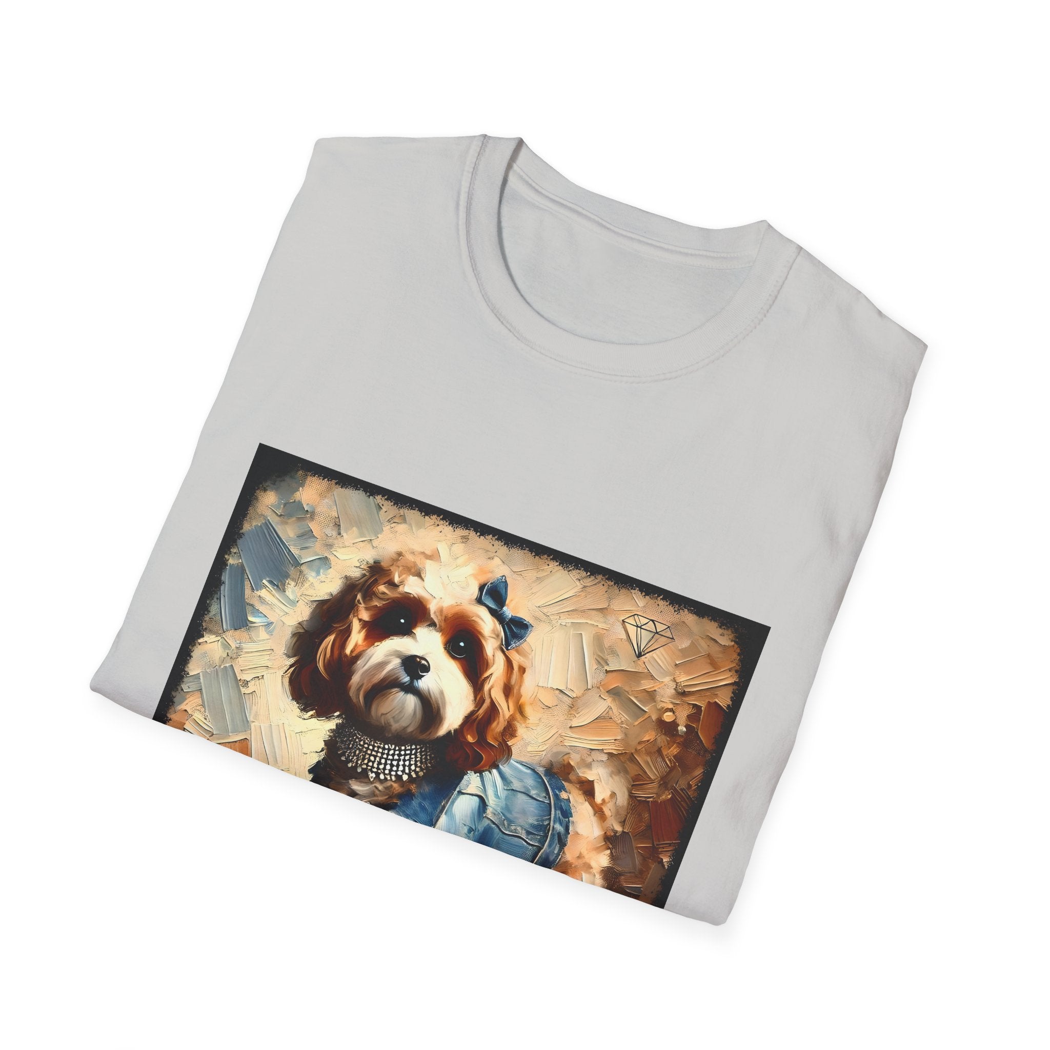 Cavapoo Denim Diva Classic | Unisex Dog T-Shirt