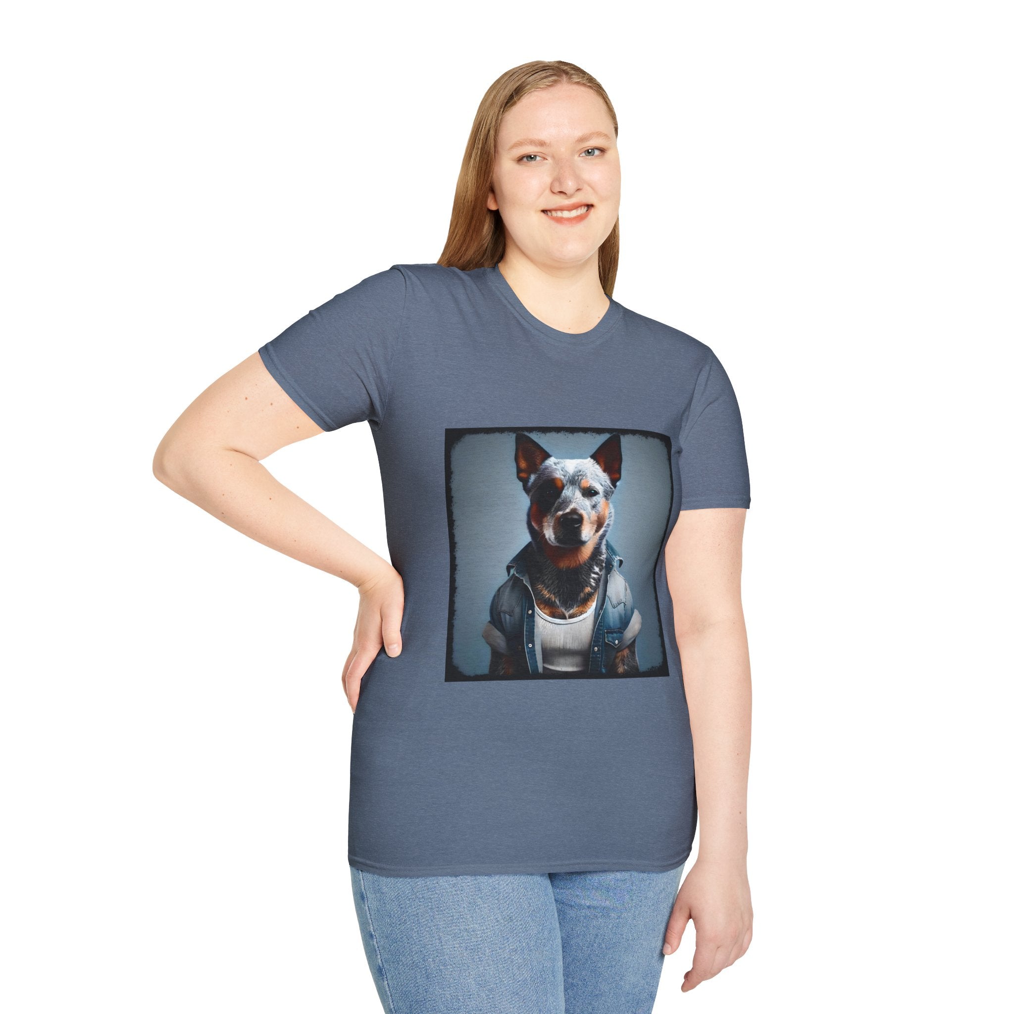 Australian Cattle Dog Denim Dude | Unisex Dog T-Shirt