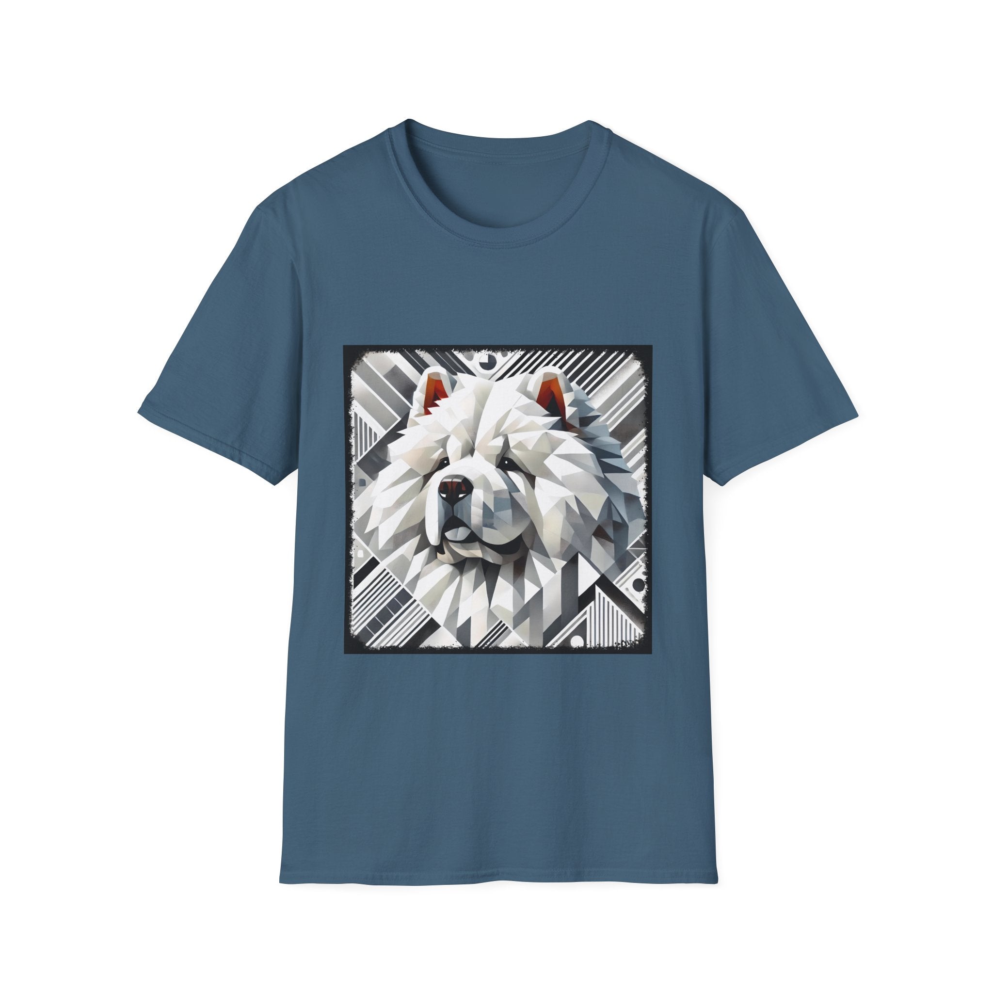 Chow Chow Snow Geometric | Unisex Dog T-Shirt