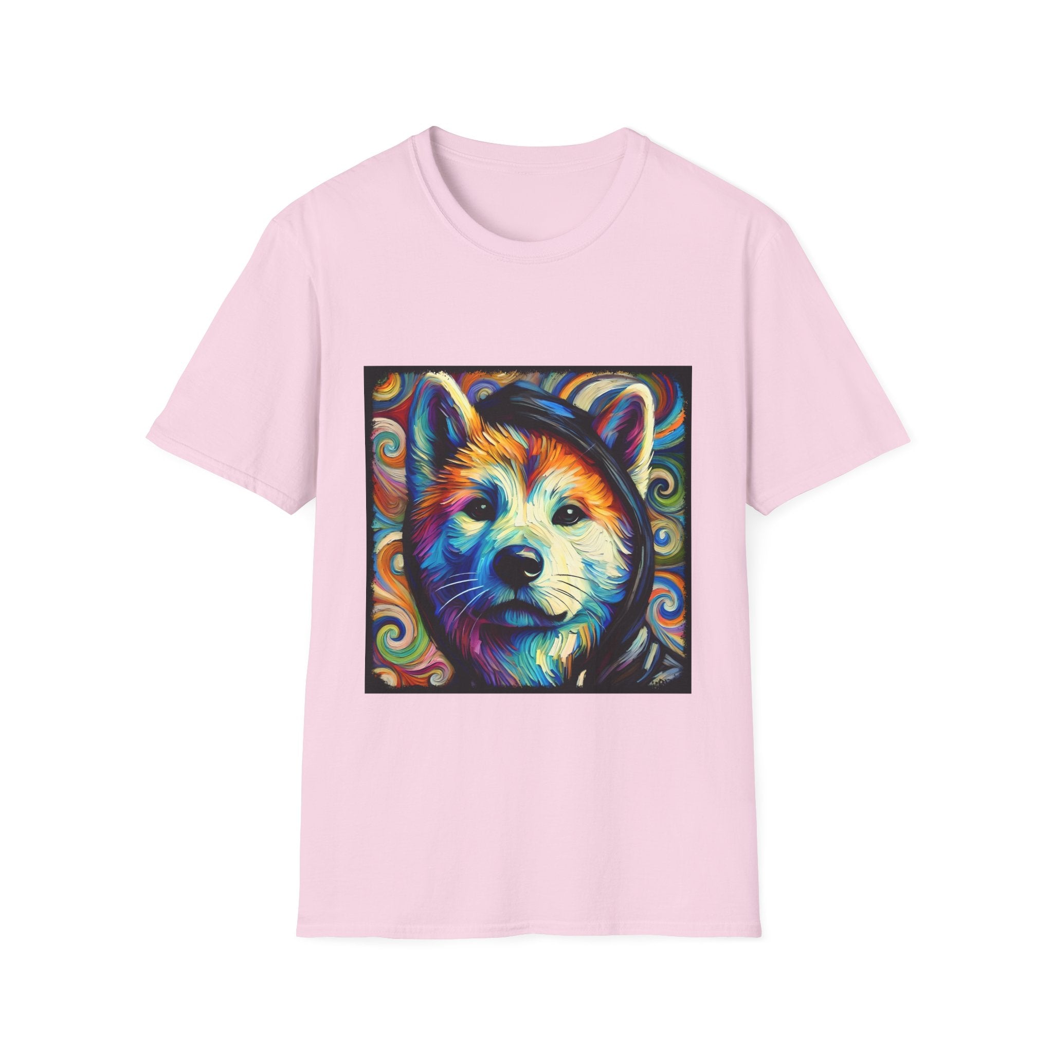 Akita Relaxed Swirl | Unisex Dog T-Shirt