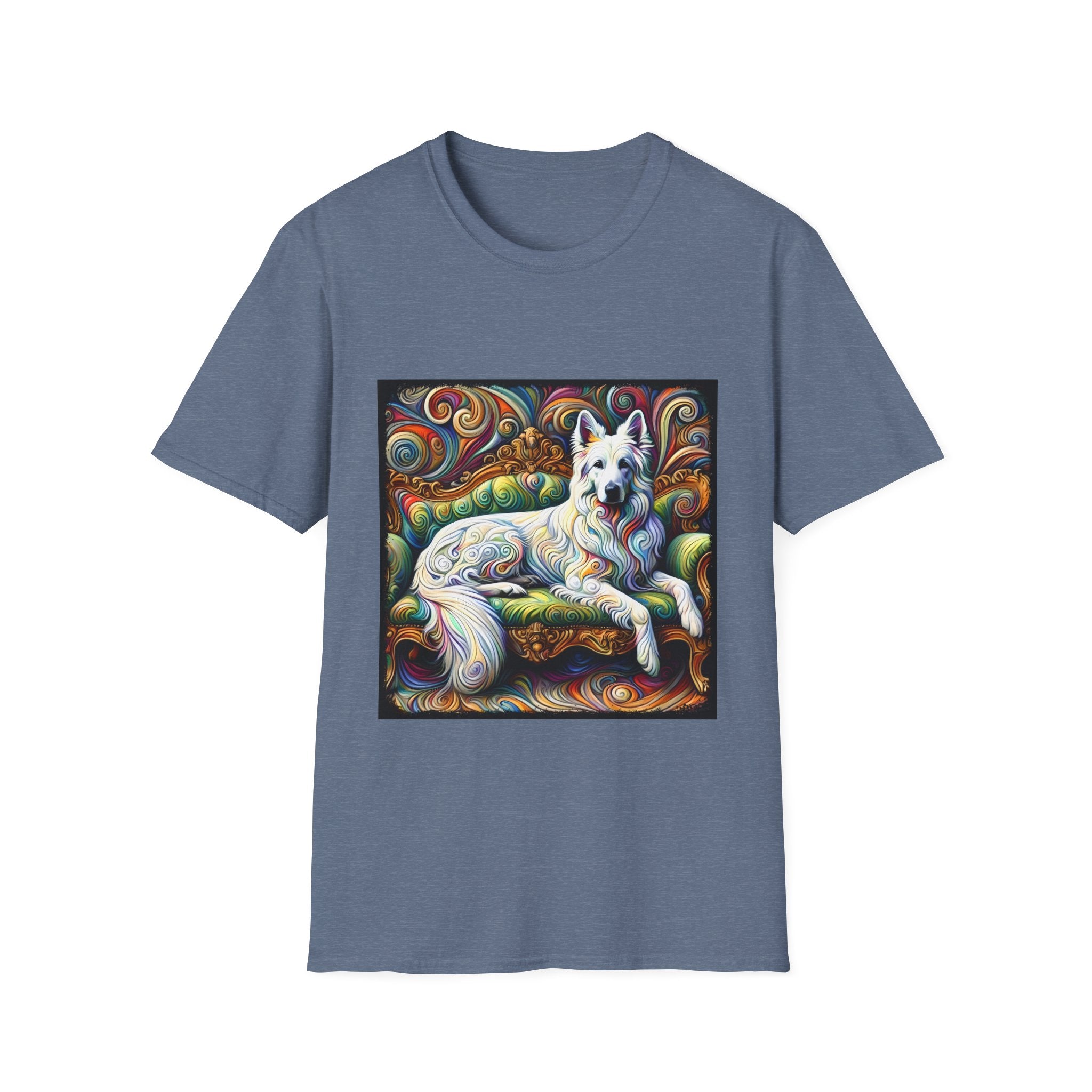 German Shepherd Intense Swirl | Unisex Dog T-Shirt