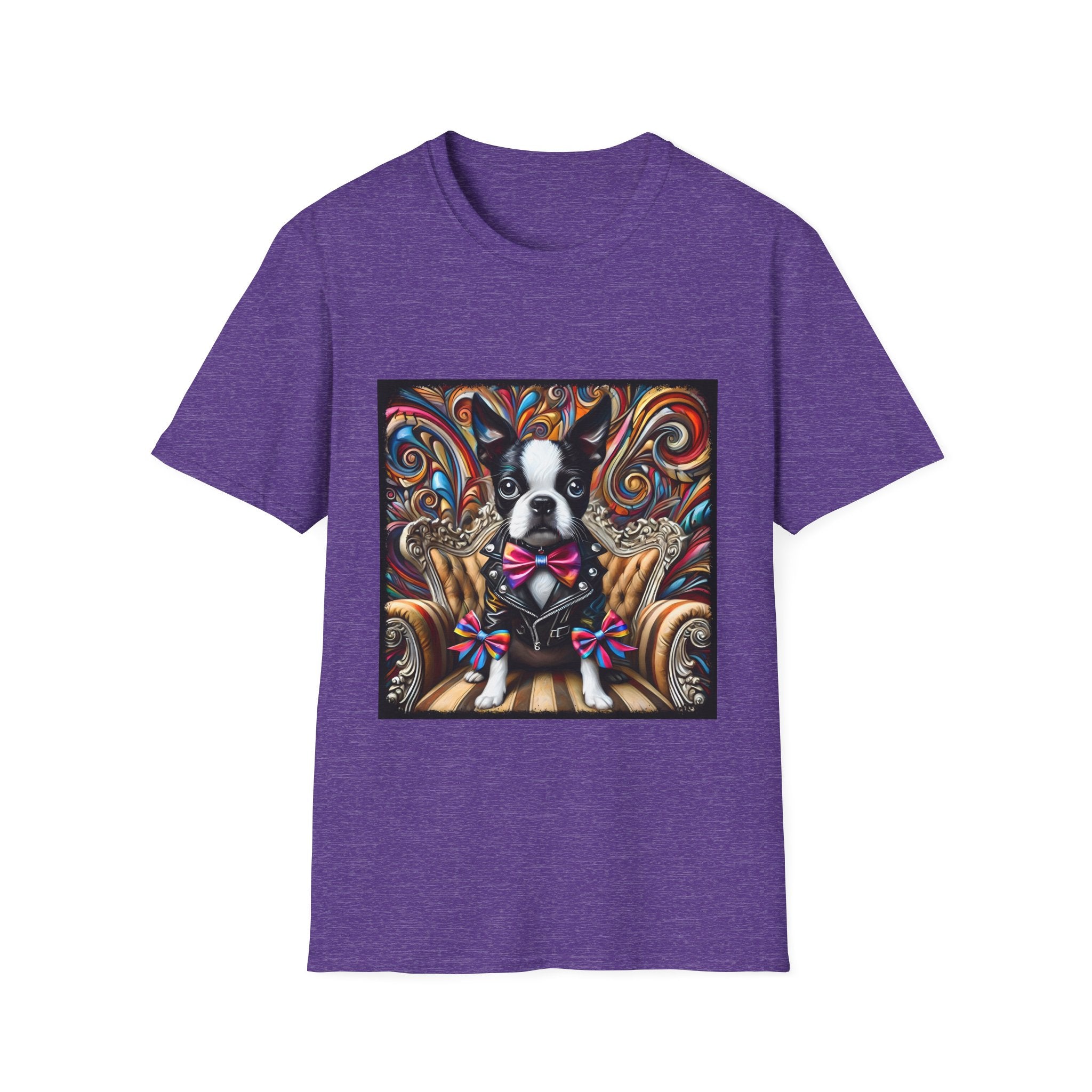 Boston Terrier Bold Rocker | Unisex Dog T-Shirt