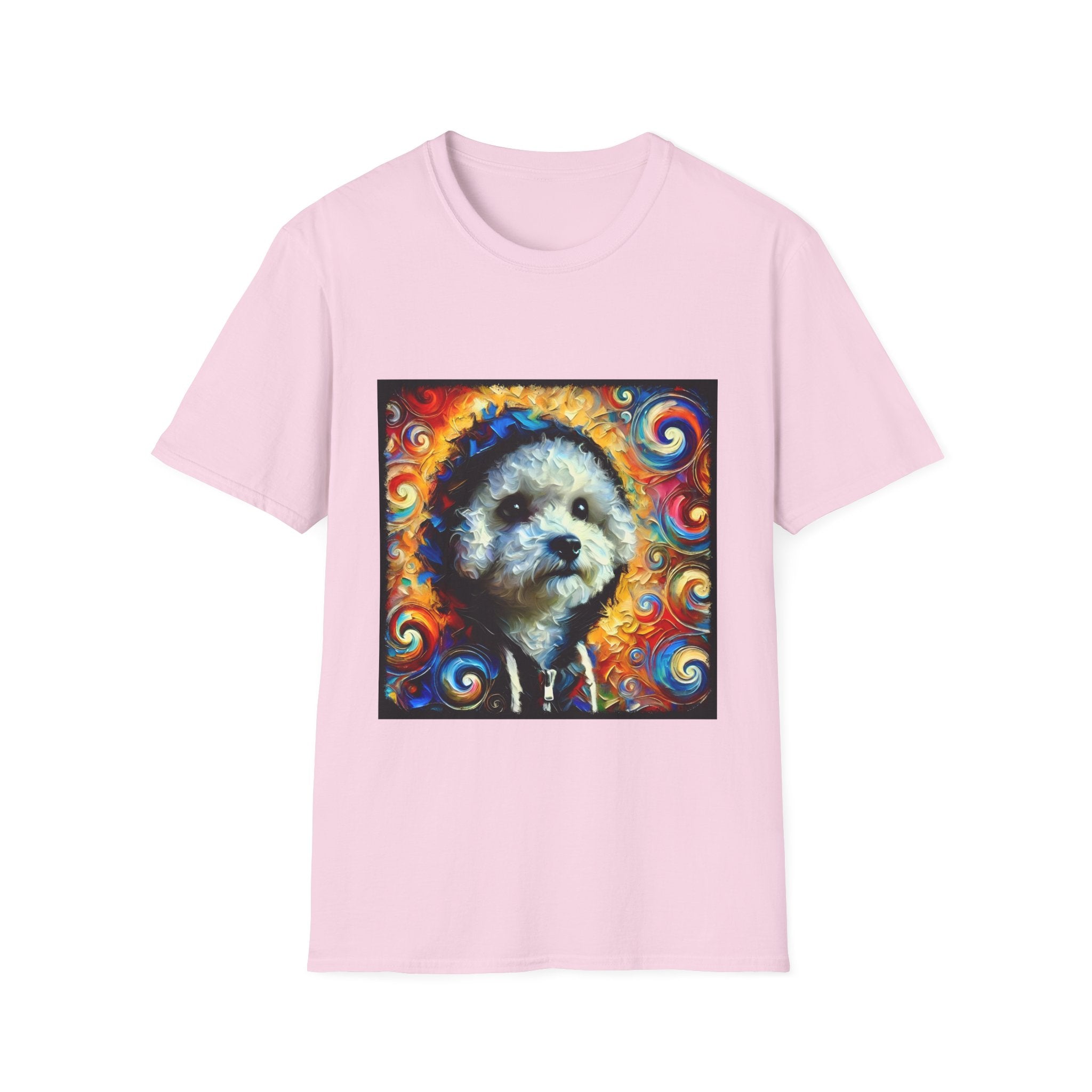 Bichon Frise Urban Swirl | Unisex Dog T-Shirt