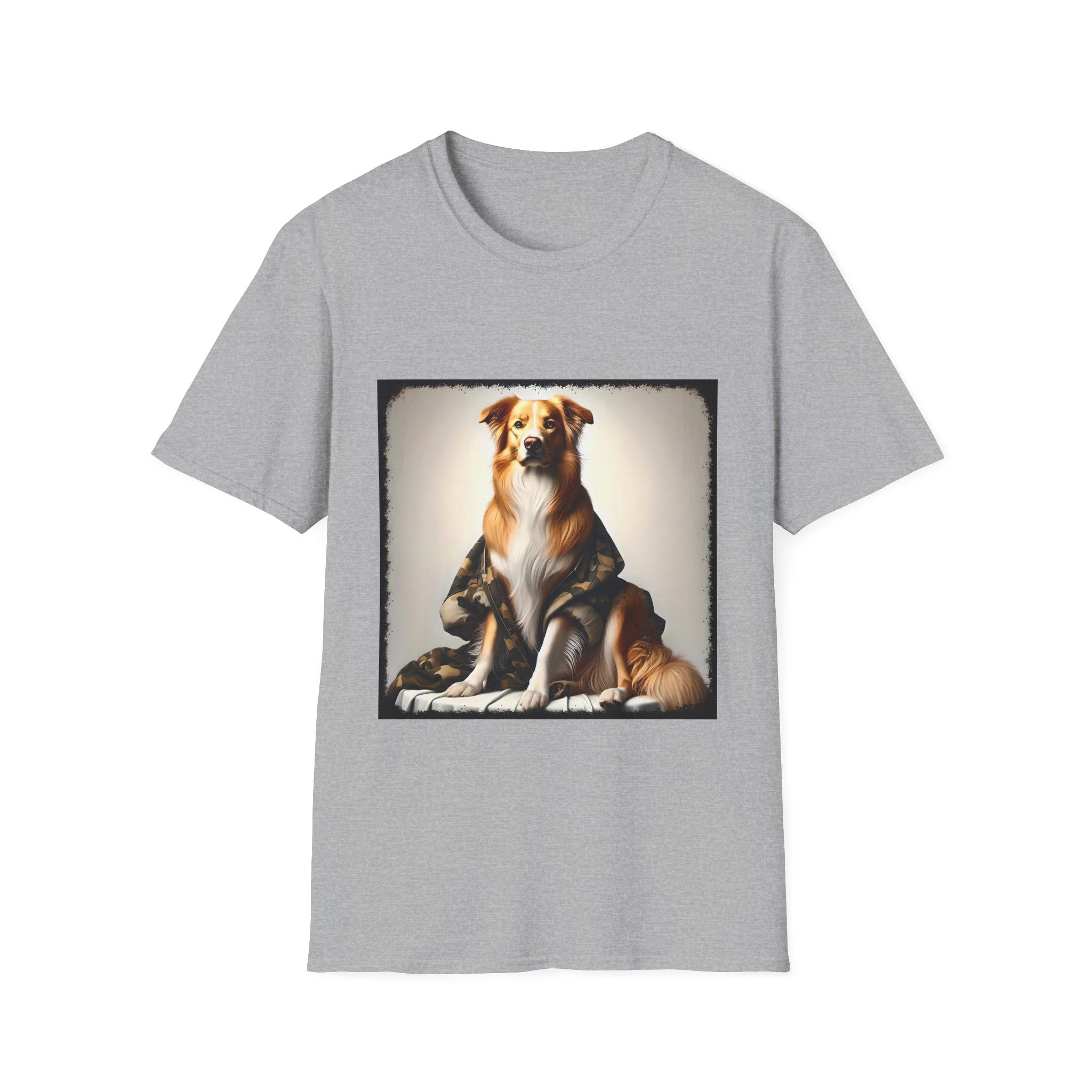 Border Collie Chic Camo  | Unisex Dog T-Shirt