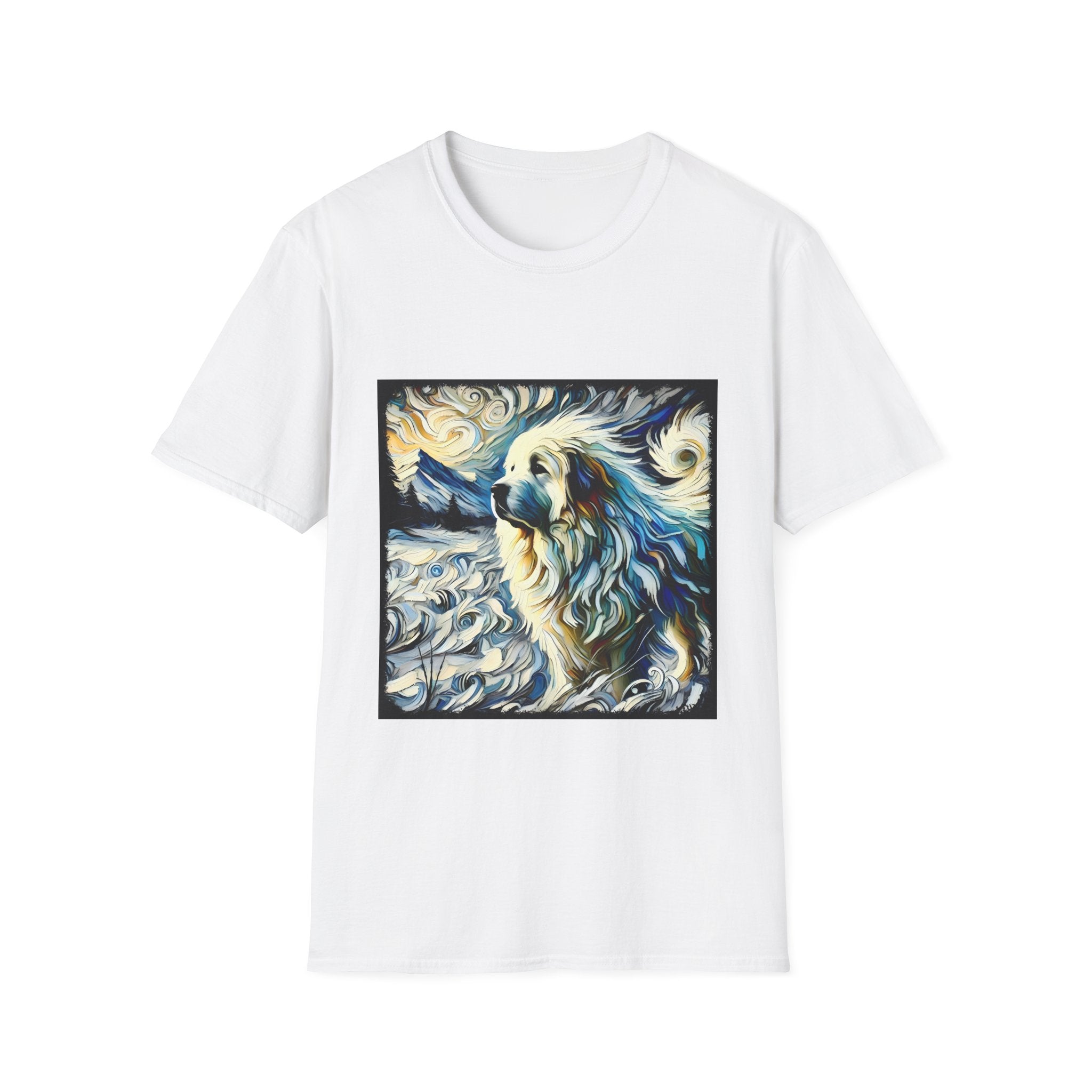 Great Pyrenees Snow Swirl | Unisex Dog T-Shirt
