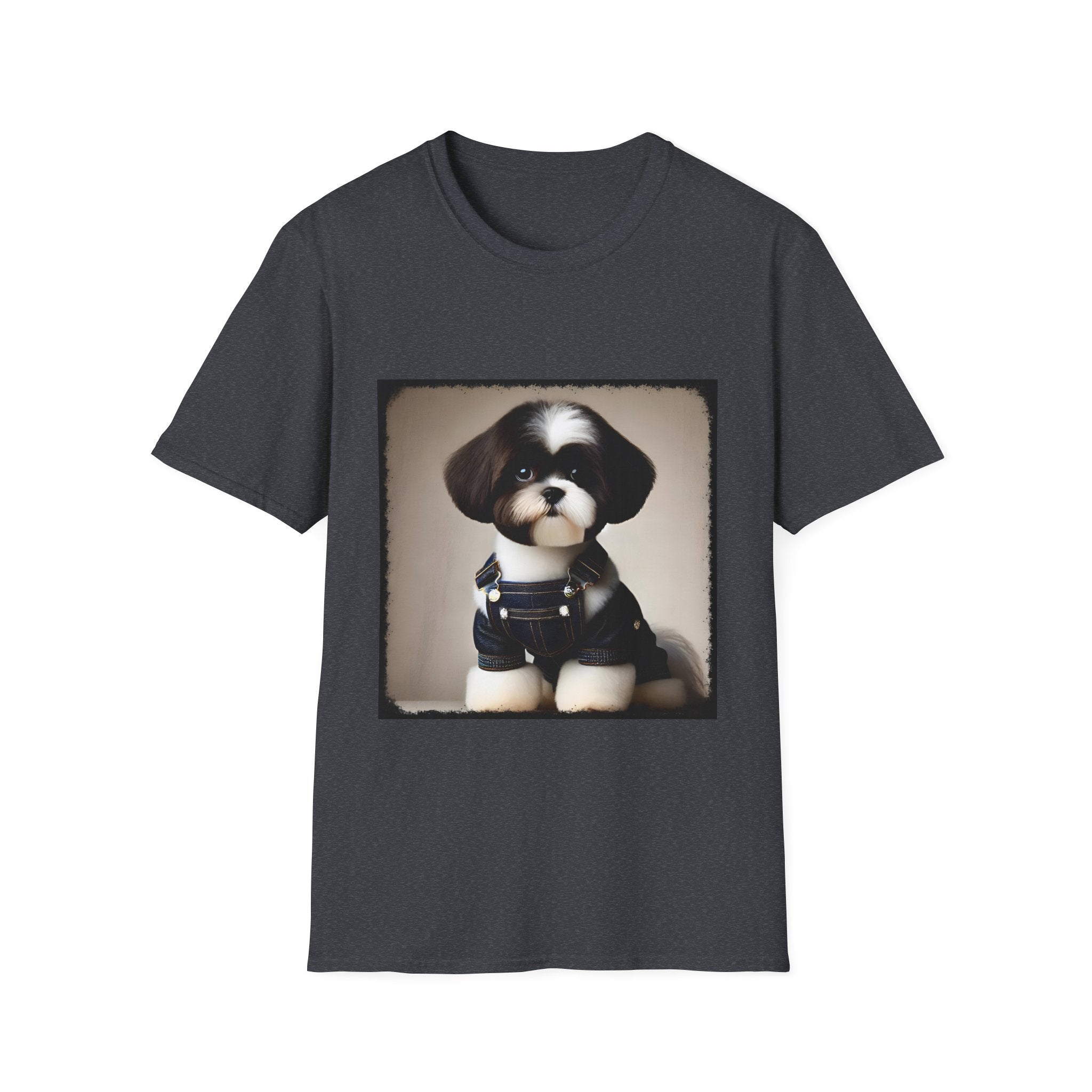 Shih Tzu Denim Darling | Unisex Dog T-Shirt