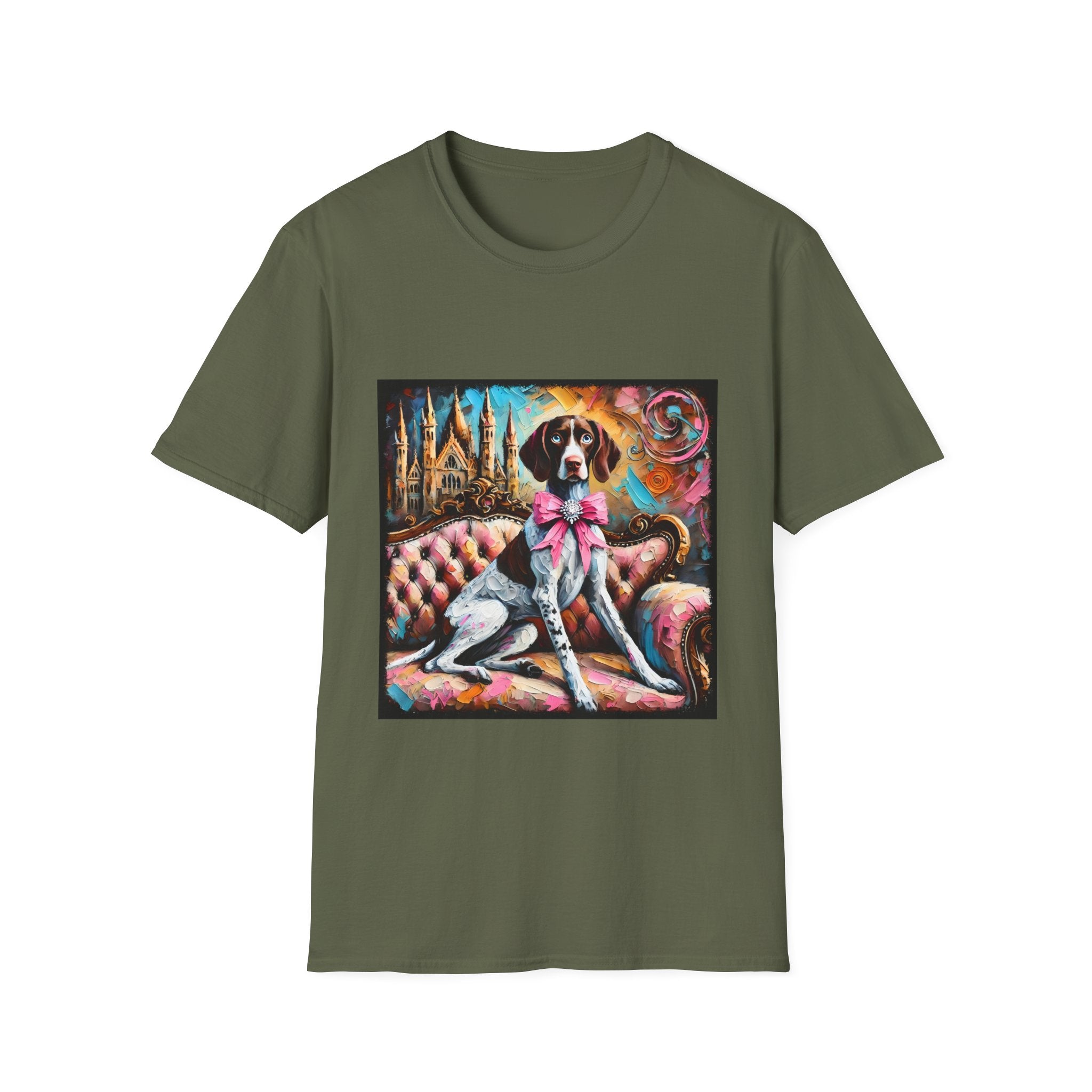 German Shorthaired Pointer Diamond Princess Classic | Unisex Dog T-Shirt