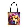 Golden Retriever Radiant Classic | Dog Themed Tote Bag