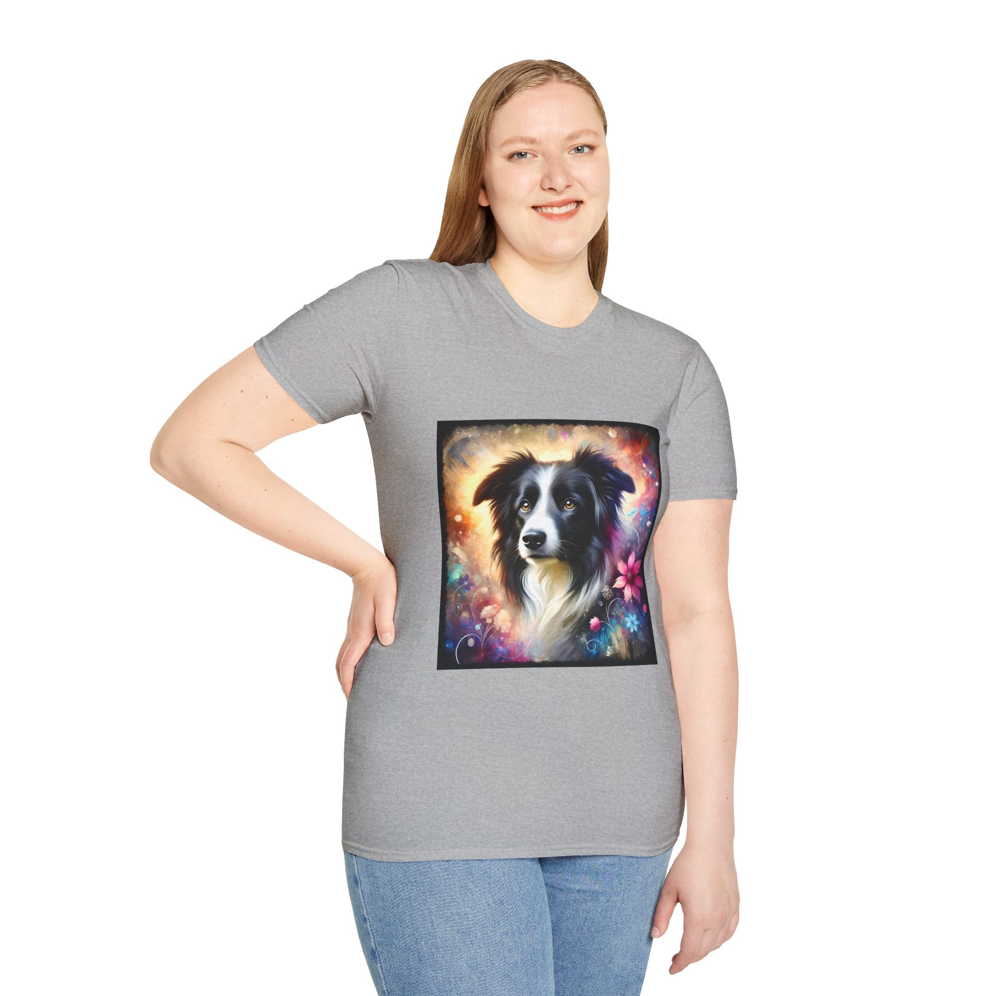Border Collie Cosmic Dream | Unisex Dog T-Shirt