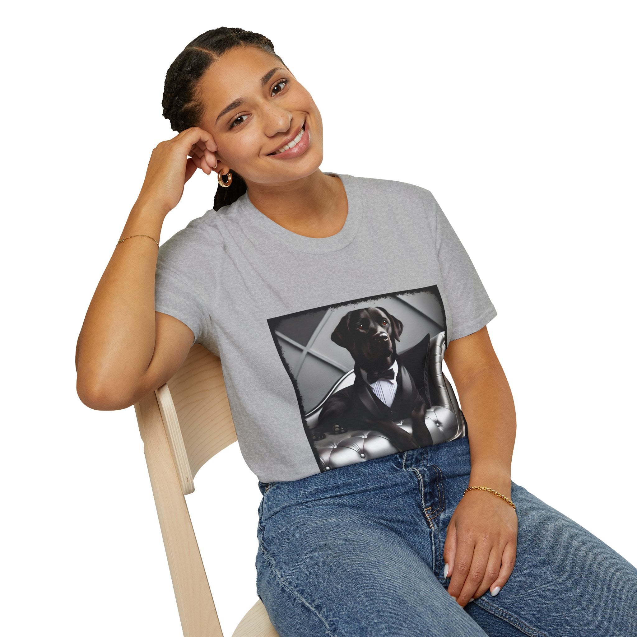 Labrador Retriever Debonaire Dude | Unisex Dog T-Shirt