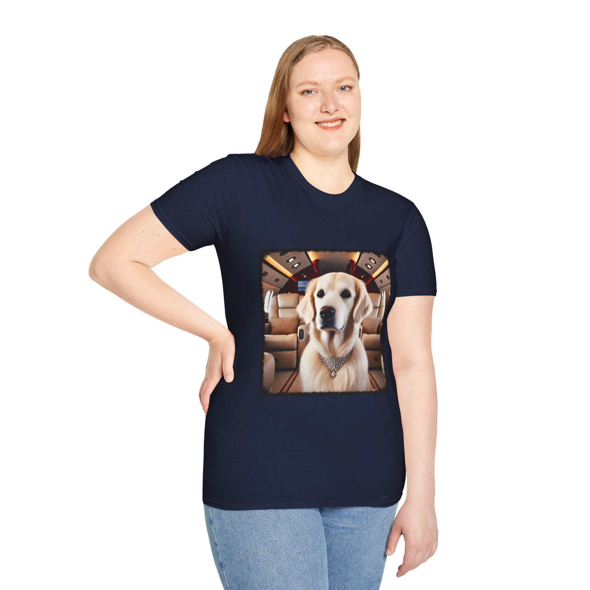 Golden Retriever Jet Setter | Unisex Dog T-Shirt