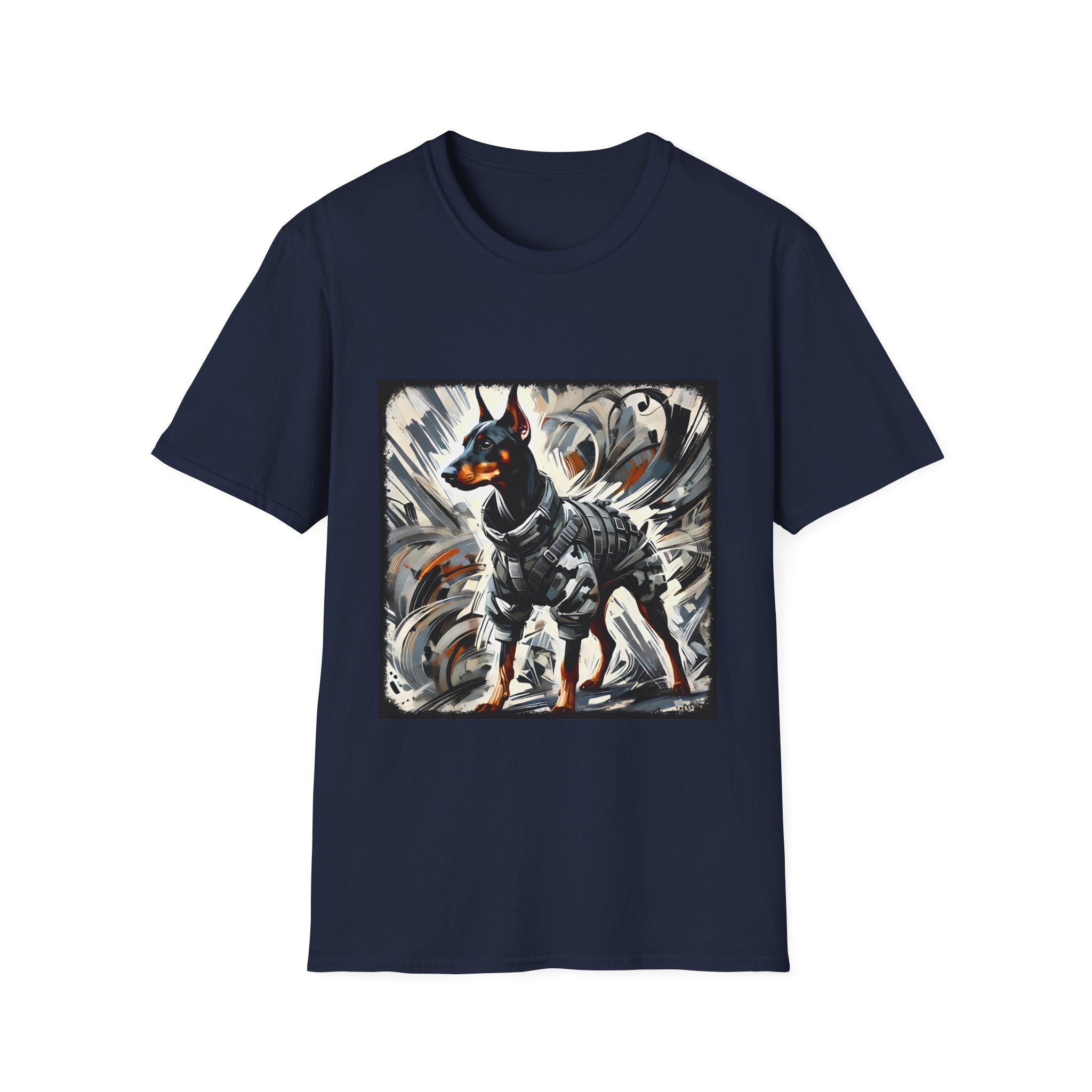 Doberman Pinscher Bold Armor Classic | Unisex Dog T-Shirt