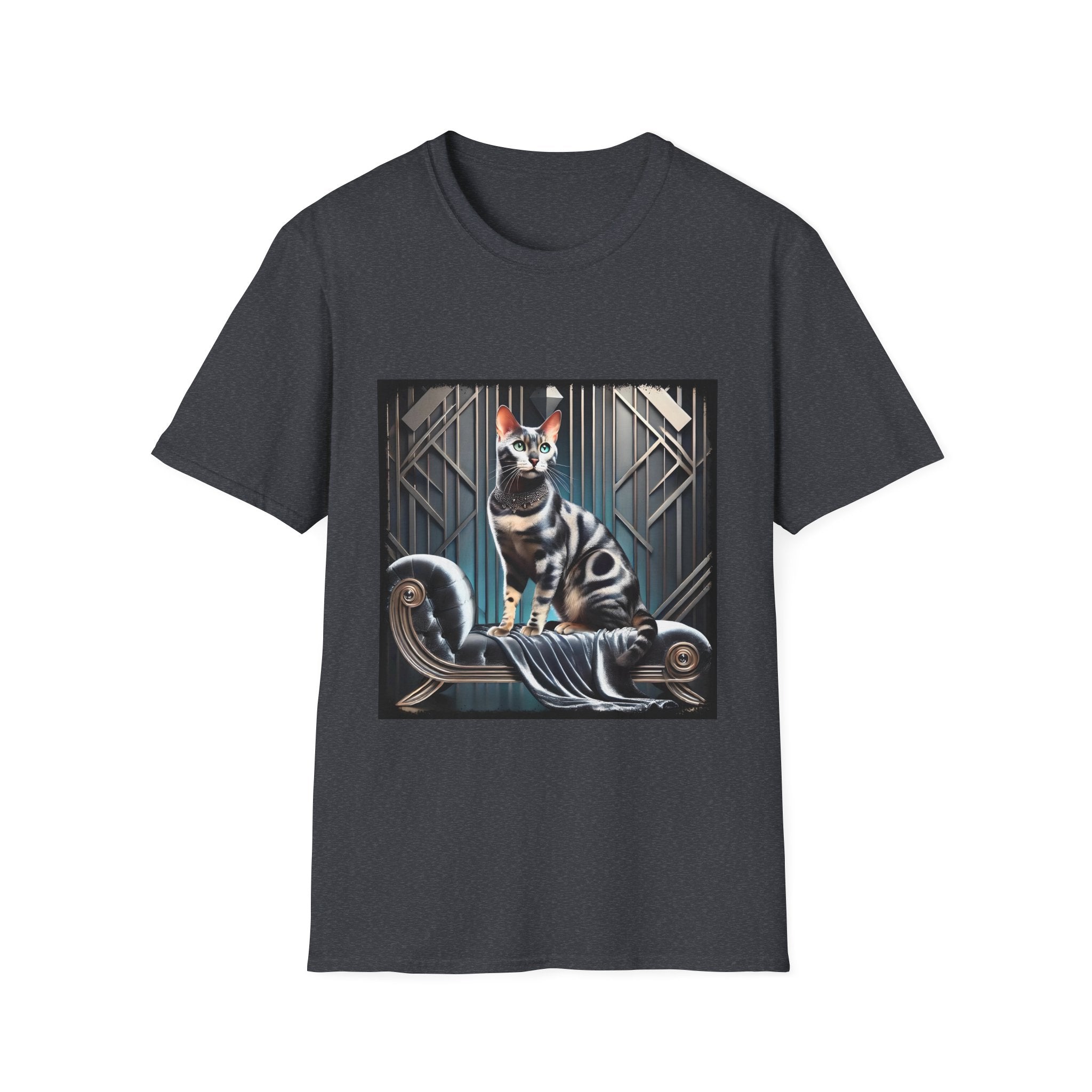 Bengal Cat Silver Icon | Unisex Cat T-Shirt