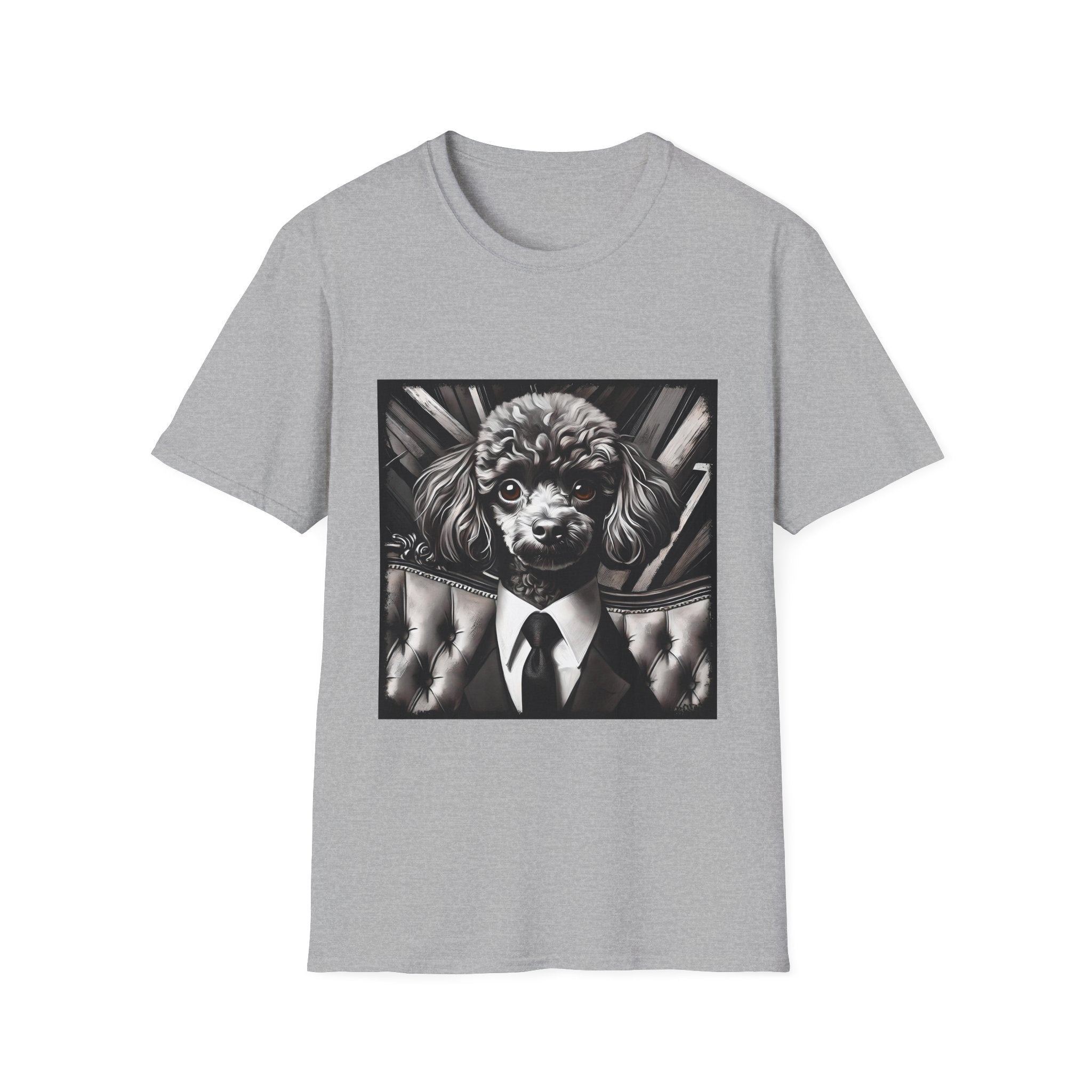 Poodle B&W Bold Eyes | Unisex Dog T-Shirt