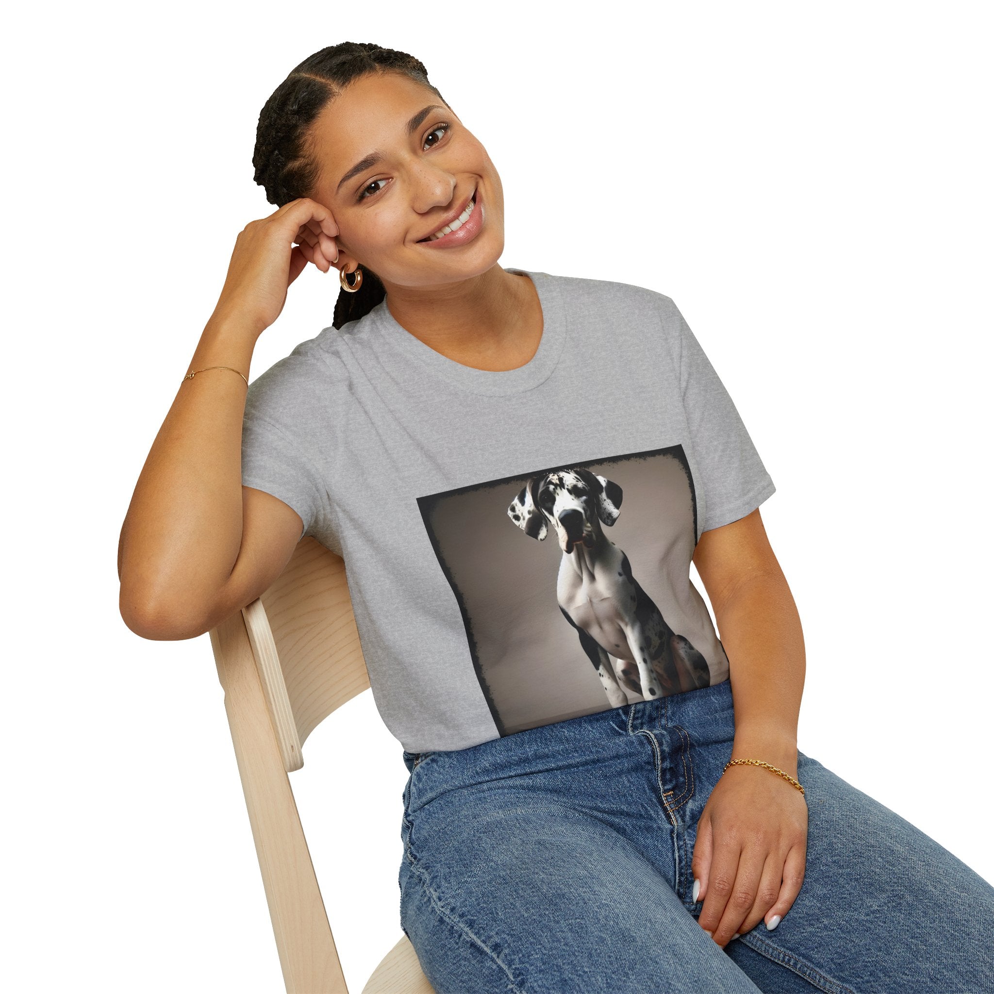 Great Dane Classic Portrait | Unisex Dog T-Shirt
