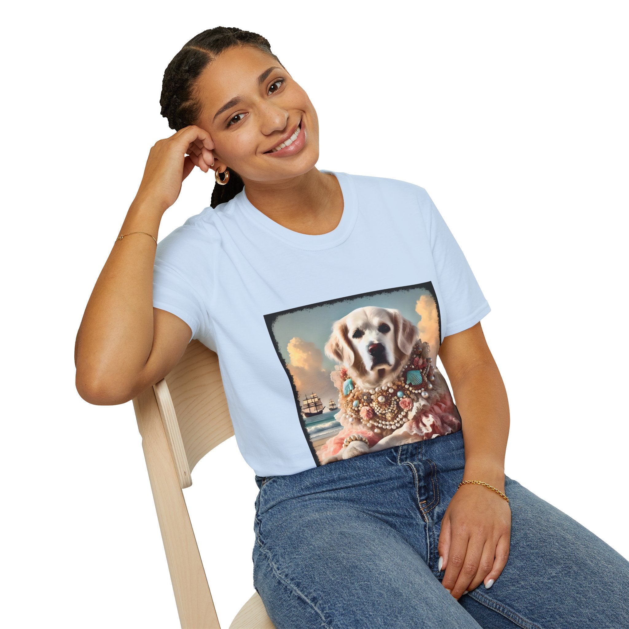 Golden Retriever Beach Beauty | Unisex Dog T-Shirt