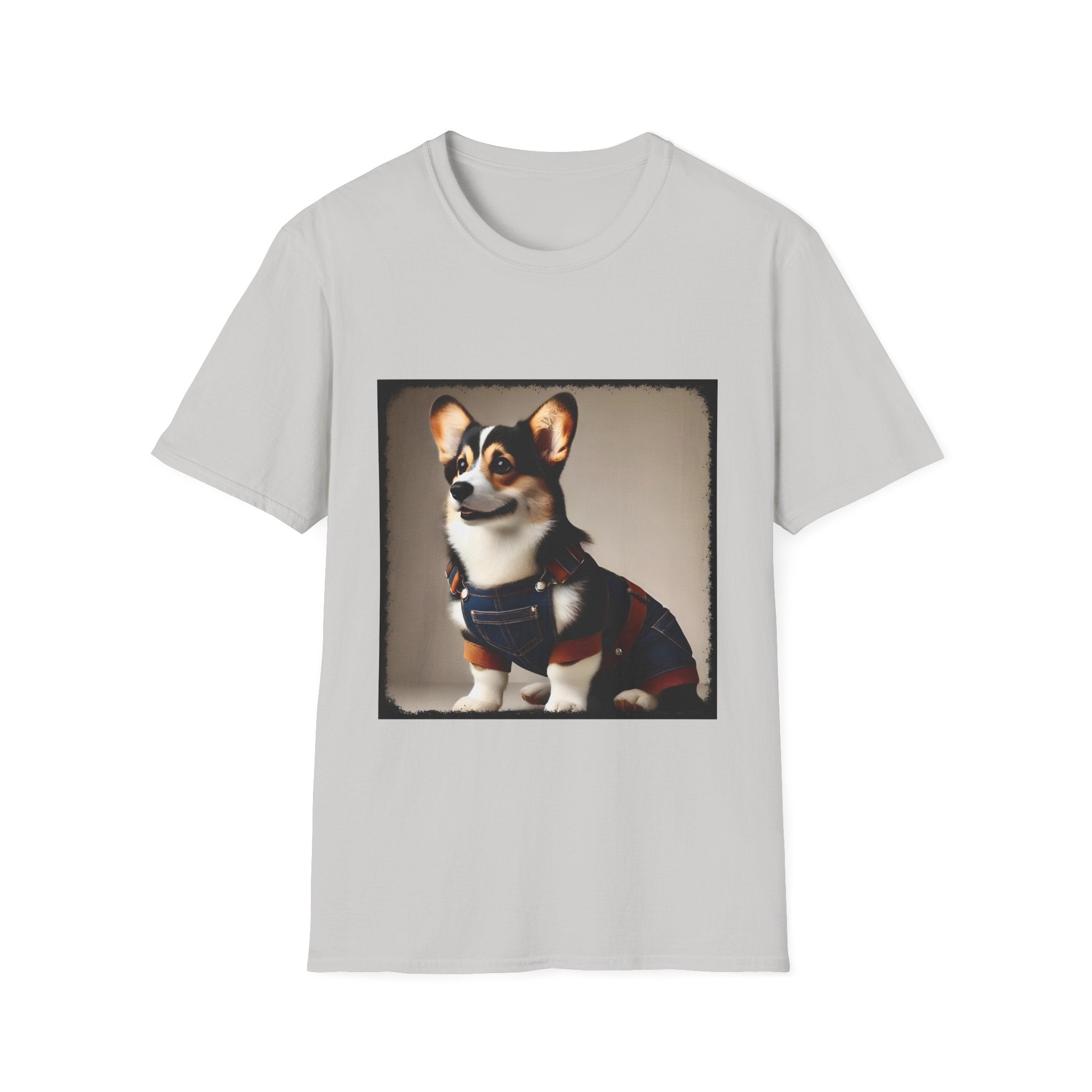 Pembroke Welsh Corgi Denim Dude | Unisex Dog T-Shirt