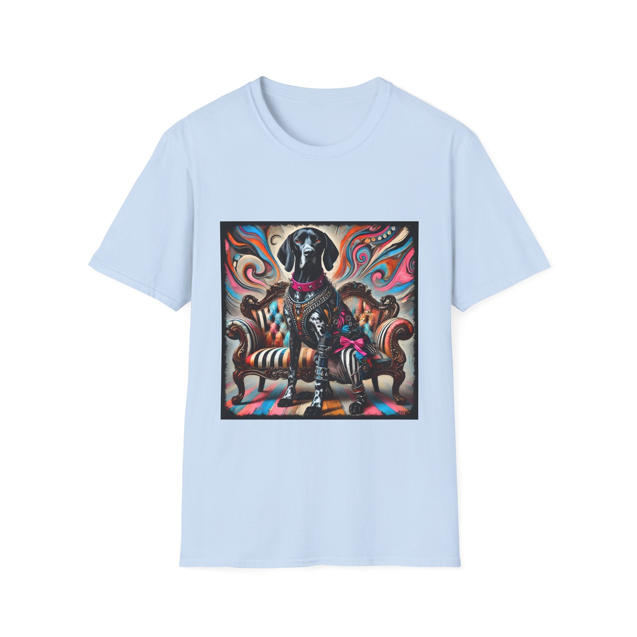 German Shorthaired Pointer Rebel Rocker | Unisex Dog T-Shirt