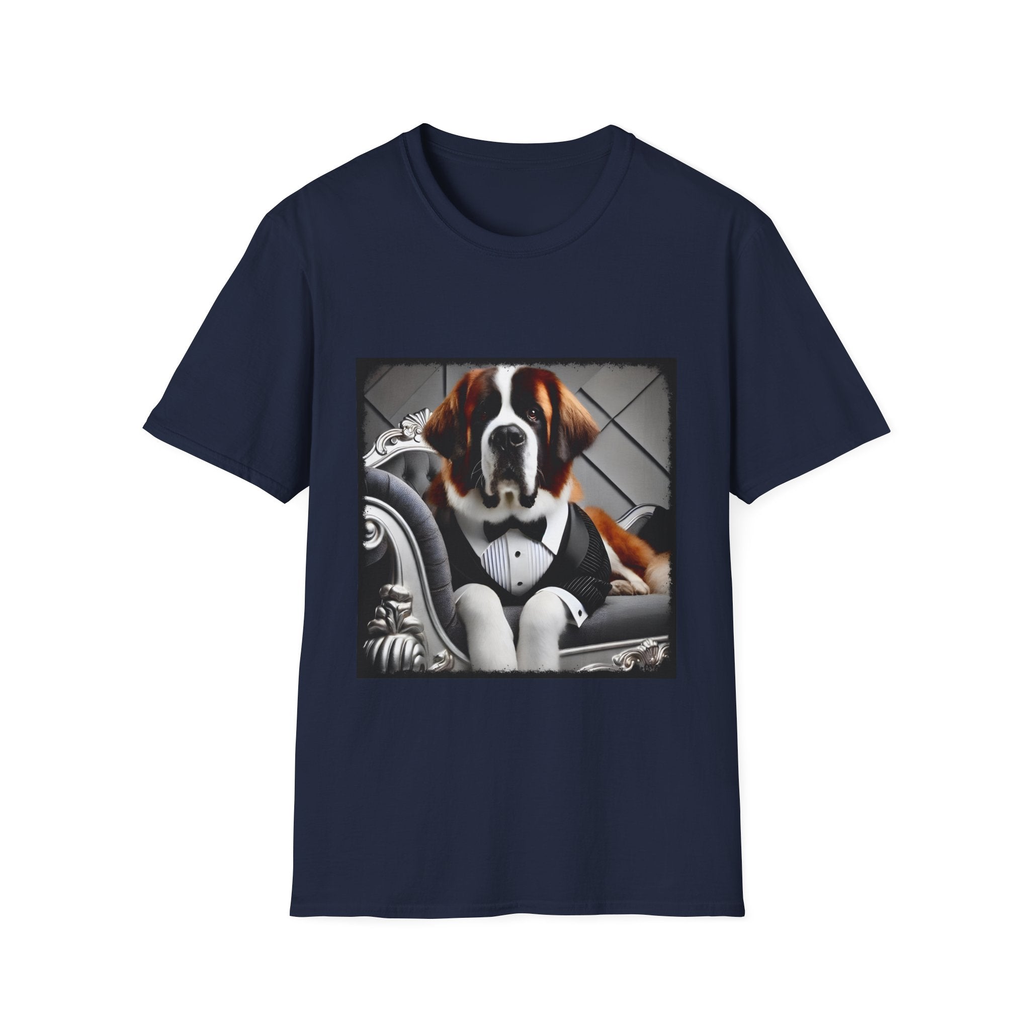 Saint Bernard Plush Pupstar | Unisex Dog T-Shirt