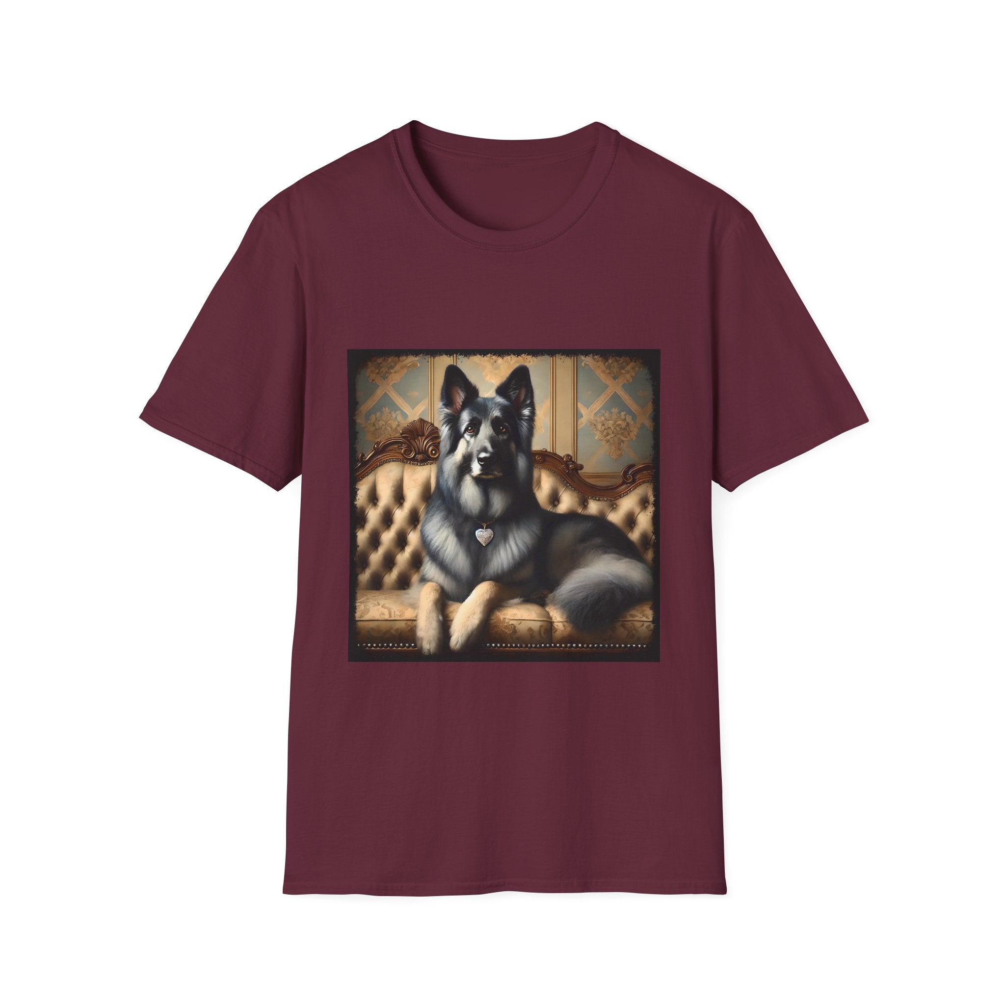 German Shepherd Diamond Princess | Unisex Softstyle T-Shirt