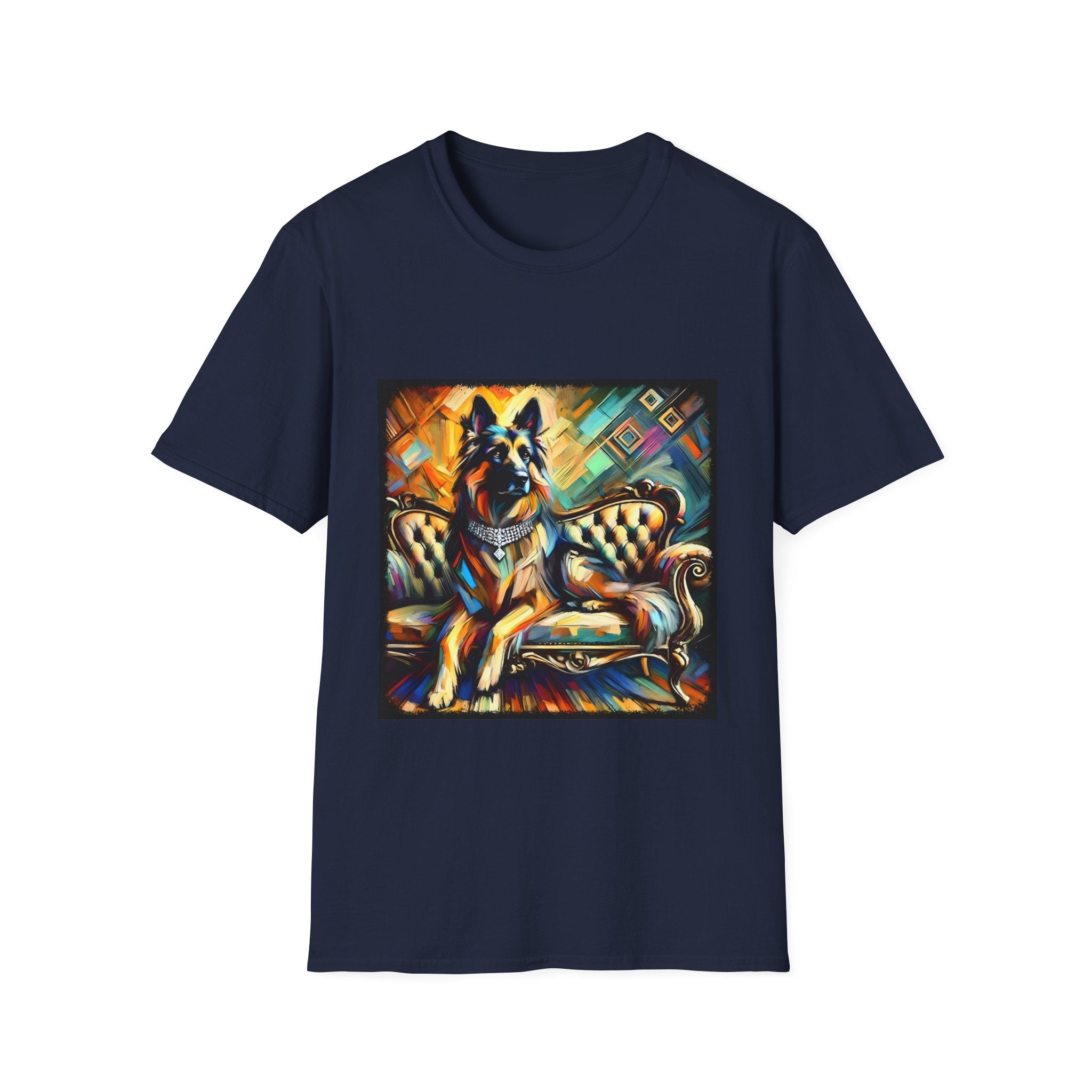 German Shepherd Diamond Multicolor Classic | Unisex Dog T-Shirt