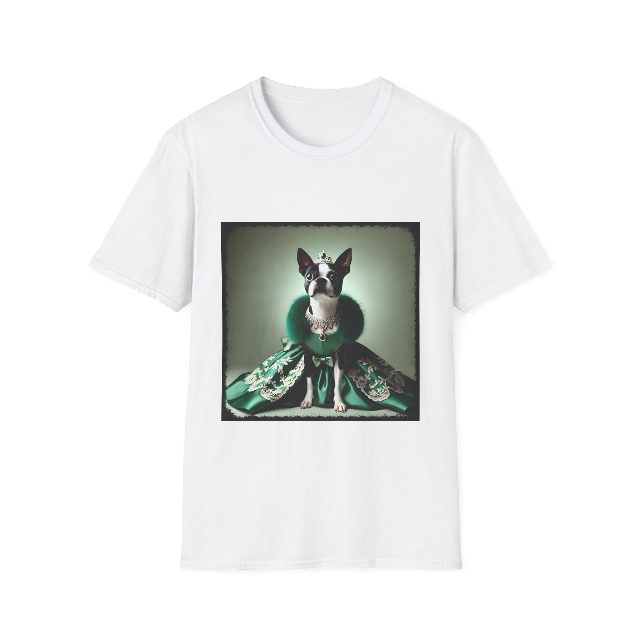 Boston Terrier Pageant Princess dog t‑shirt