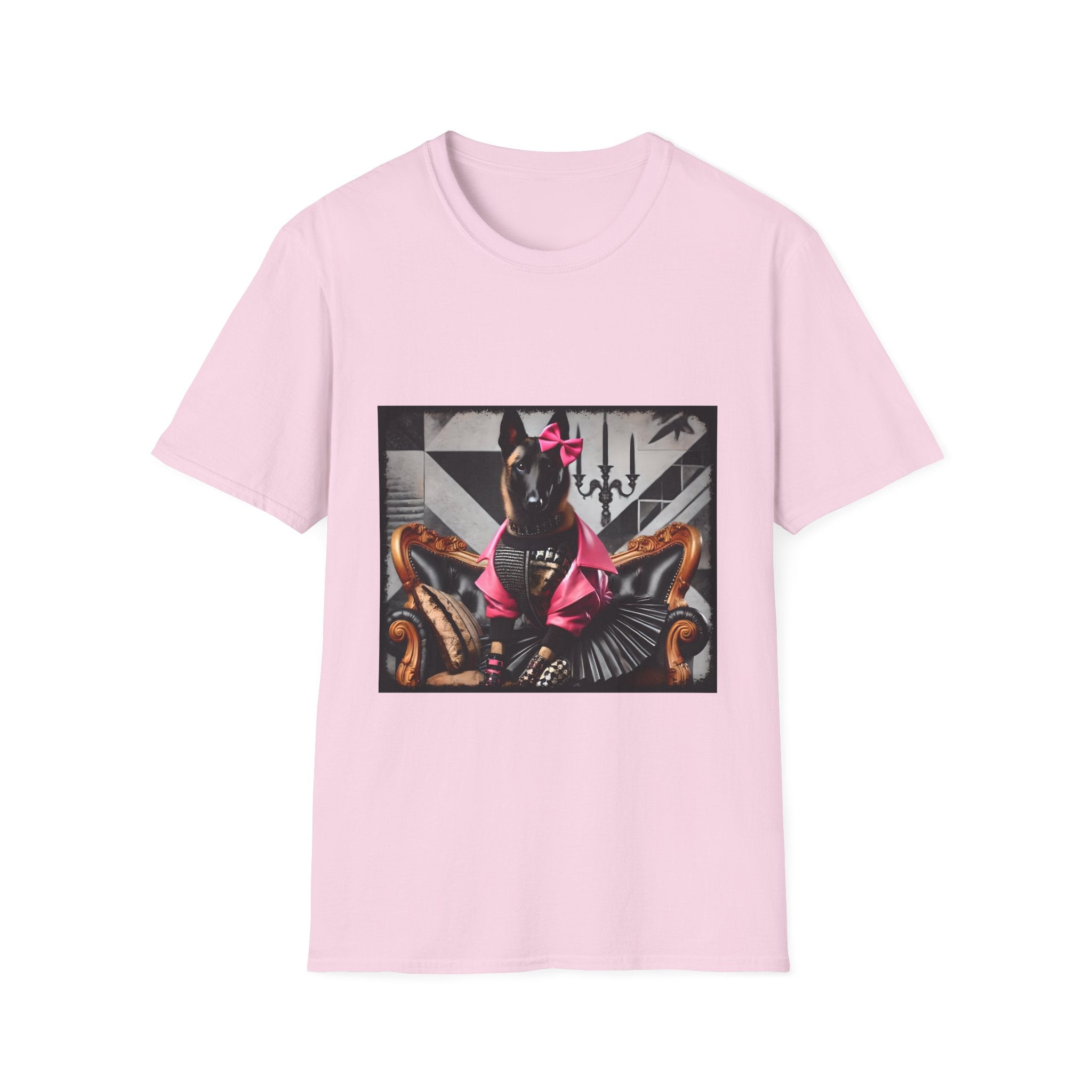 Belgian Malinois Pink Rocker | Unisex Dog T-Shirt