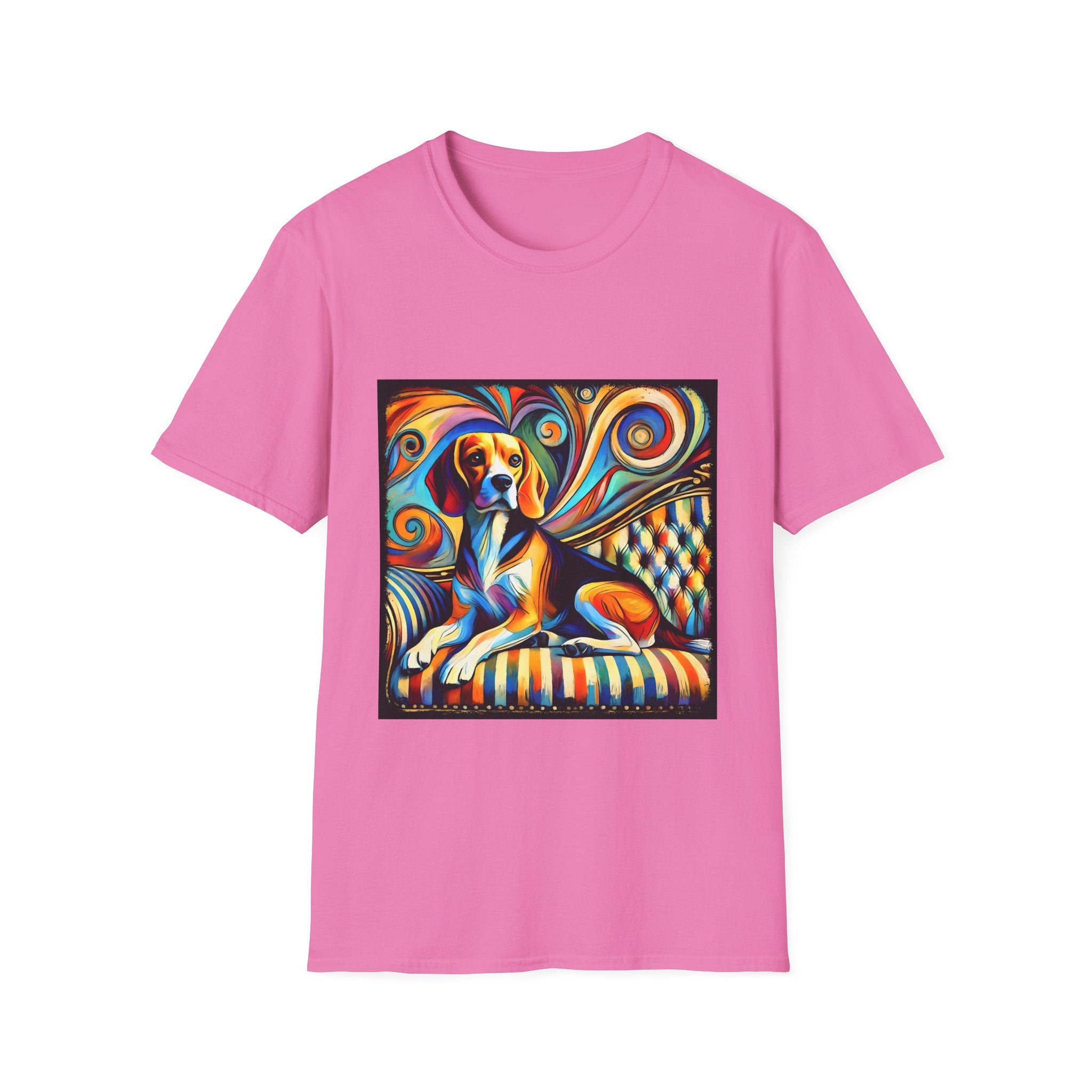 Beagle Vivid Sun Swirl  | Unisex Dog T-Shirt