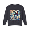 Siberian Husky Snow Swirl | Unisex Lightweight Dog Sweatshirt
