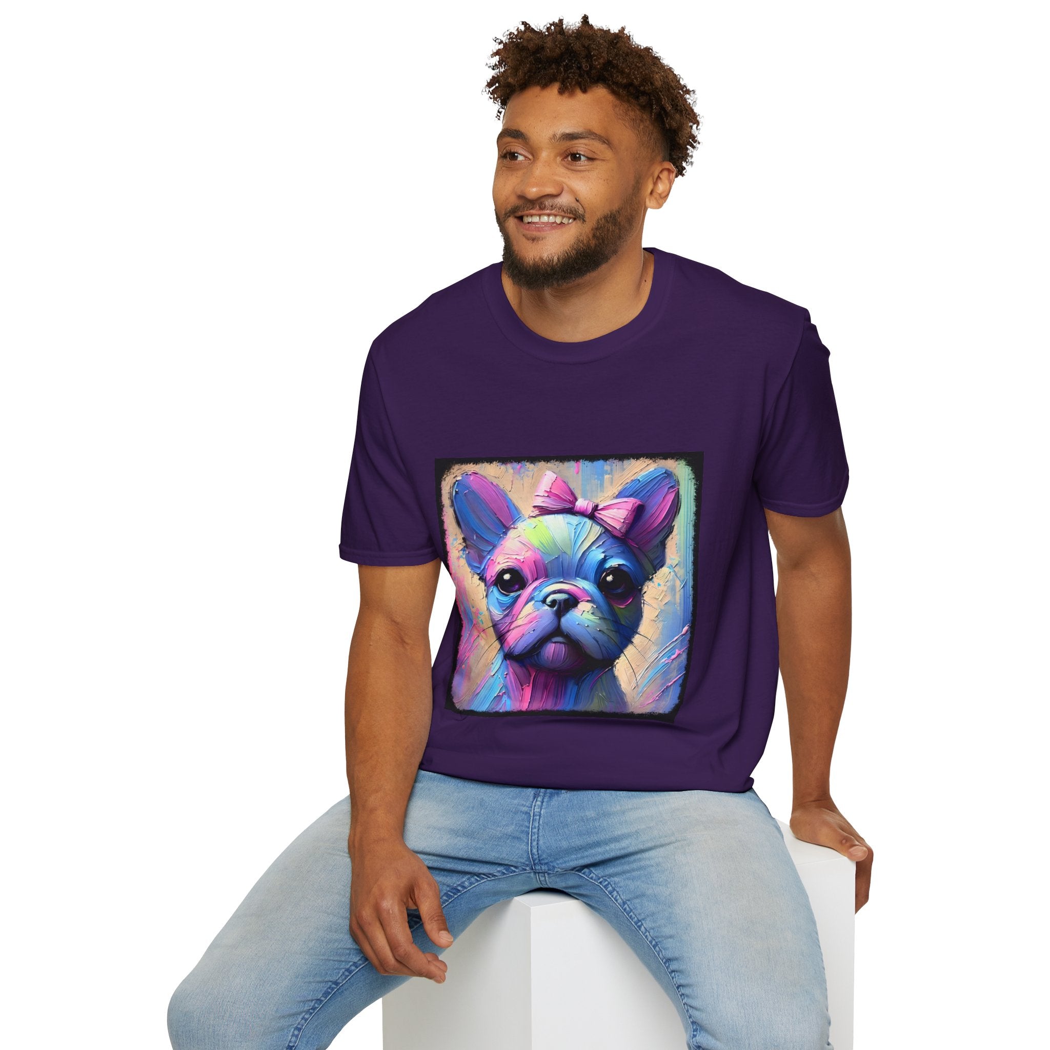 French Bulldog Neon Classic | Unisex Dog T-Shirt