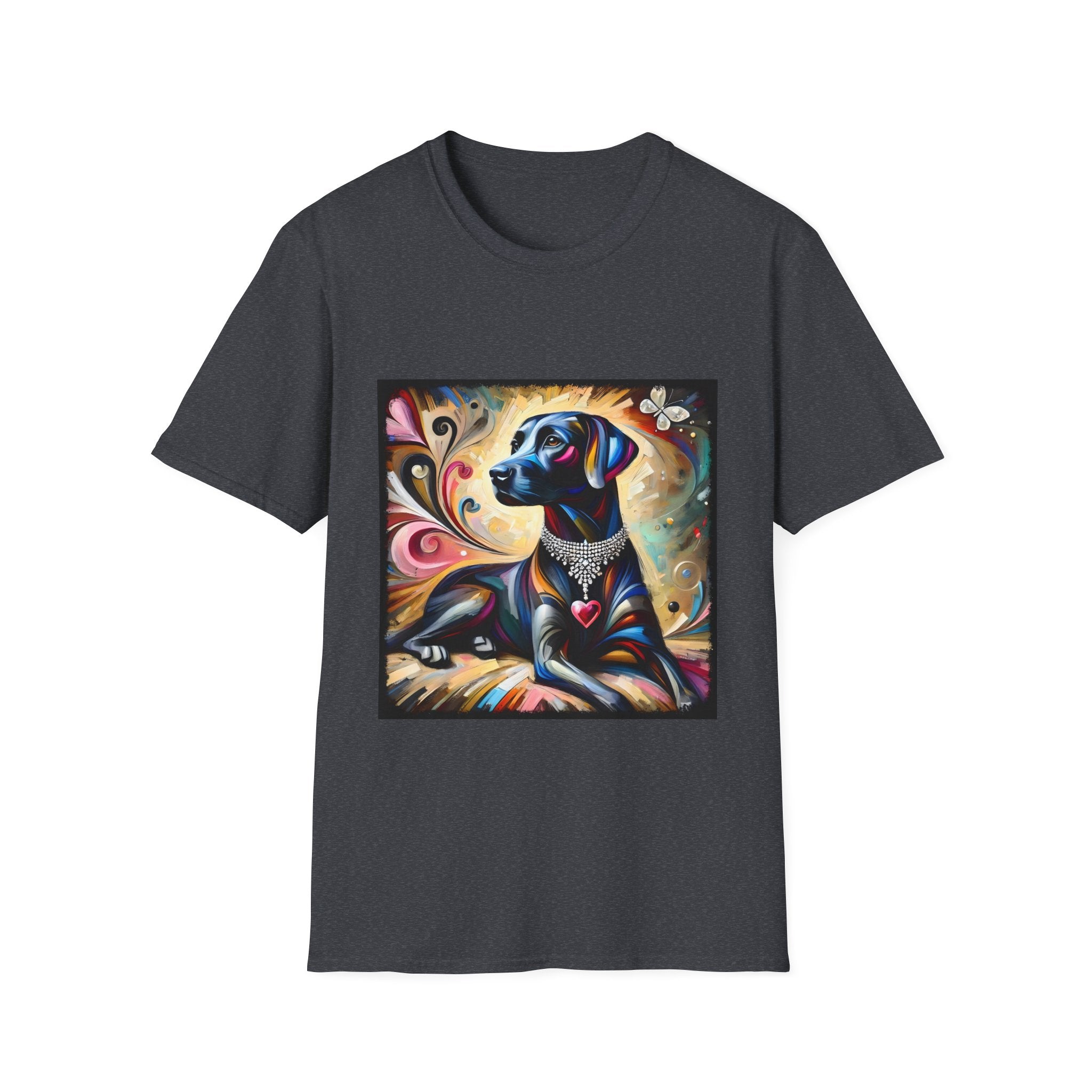 Labrador Retriever Diamond Heart Swirl | Unisex Dog T-Shirt