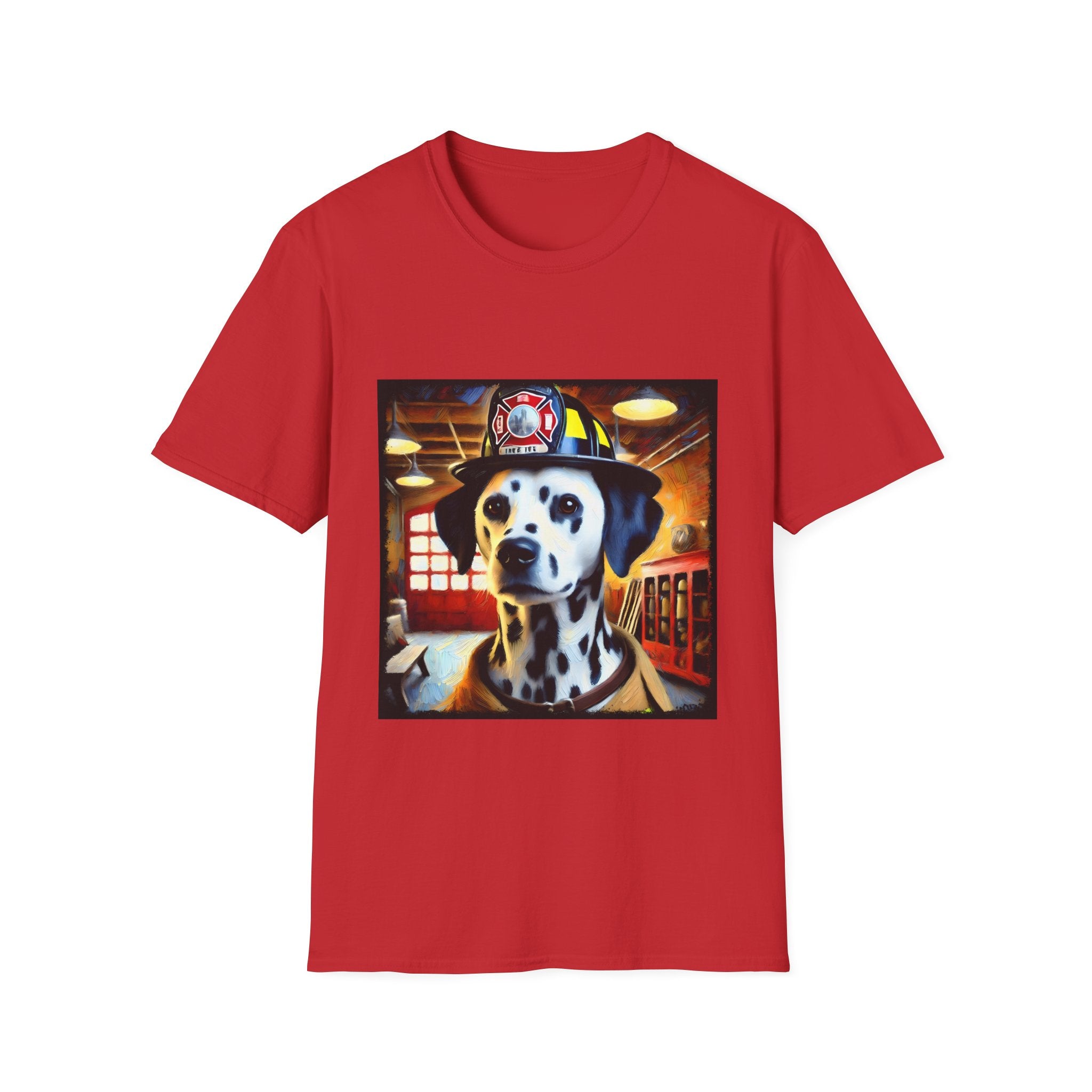 Dalmatian Fire Rescue Classic | Unisex Dog T-Shirt