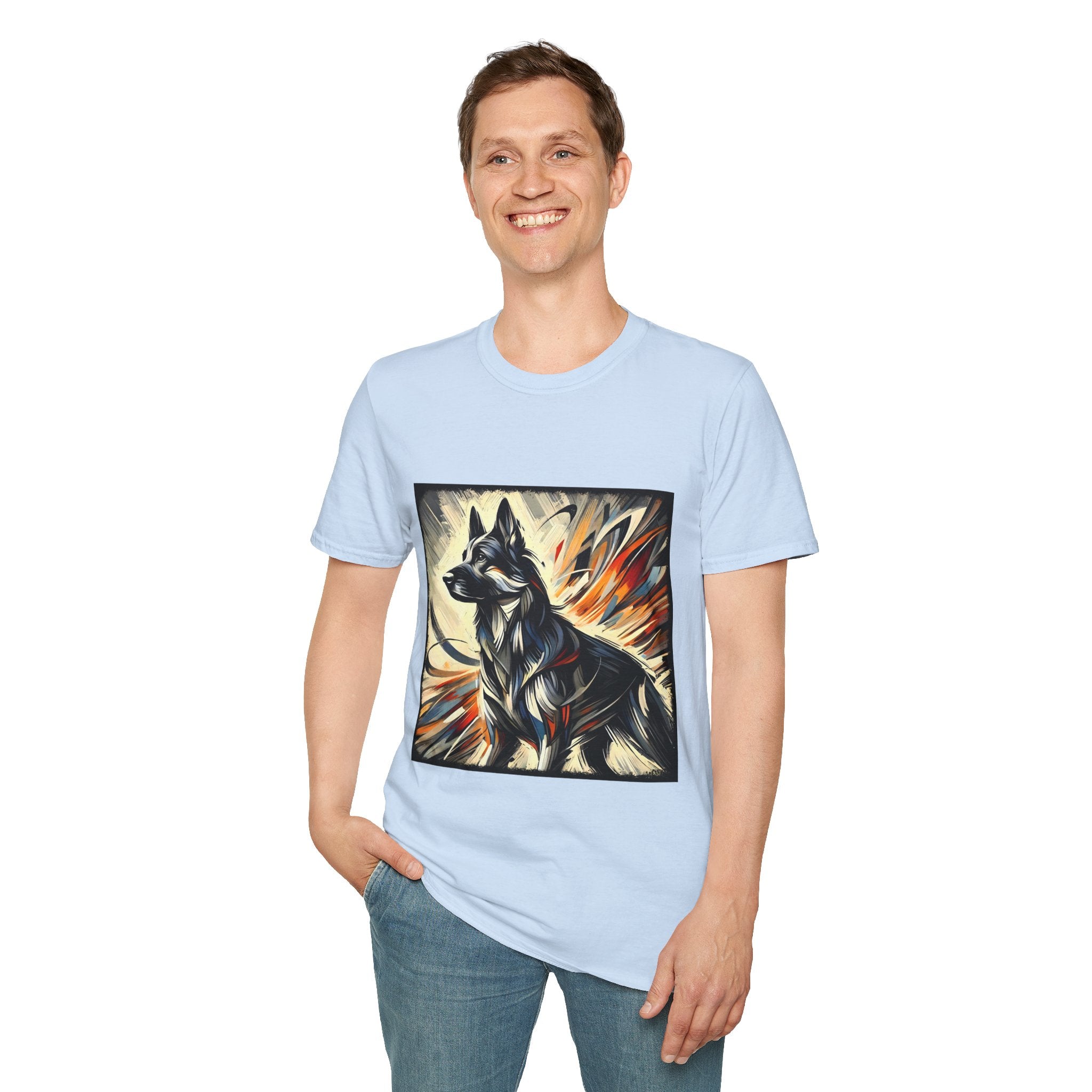 German Shepherd Fire Classic | Unisex Dog T-Shirt