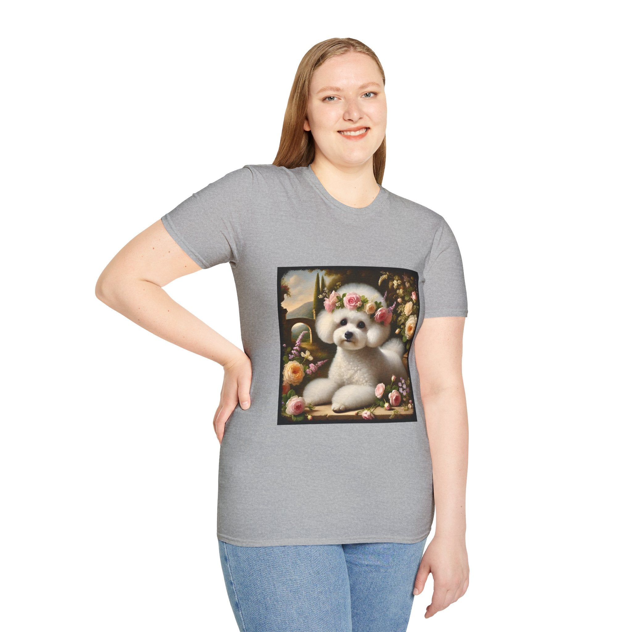 Bichon Frise Botanical Beauty | Unisex Dog T-Shirt