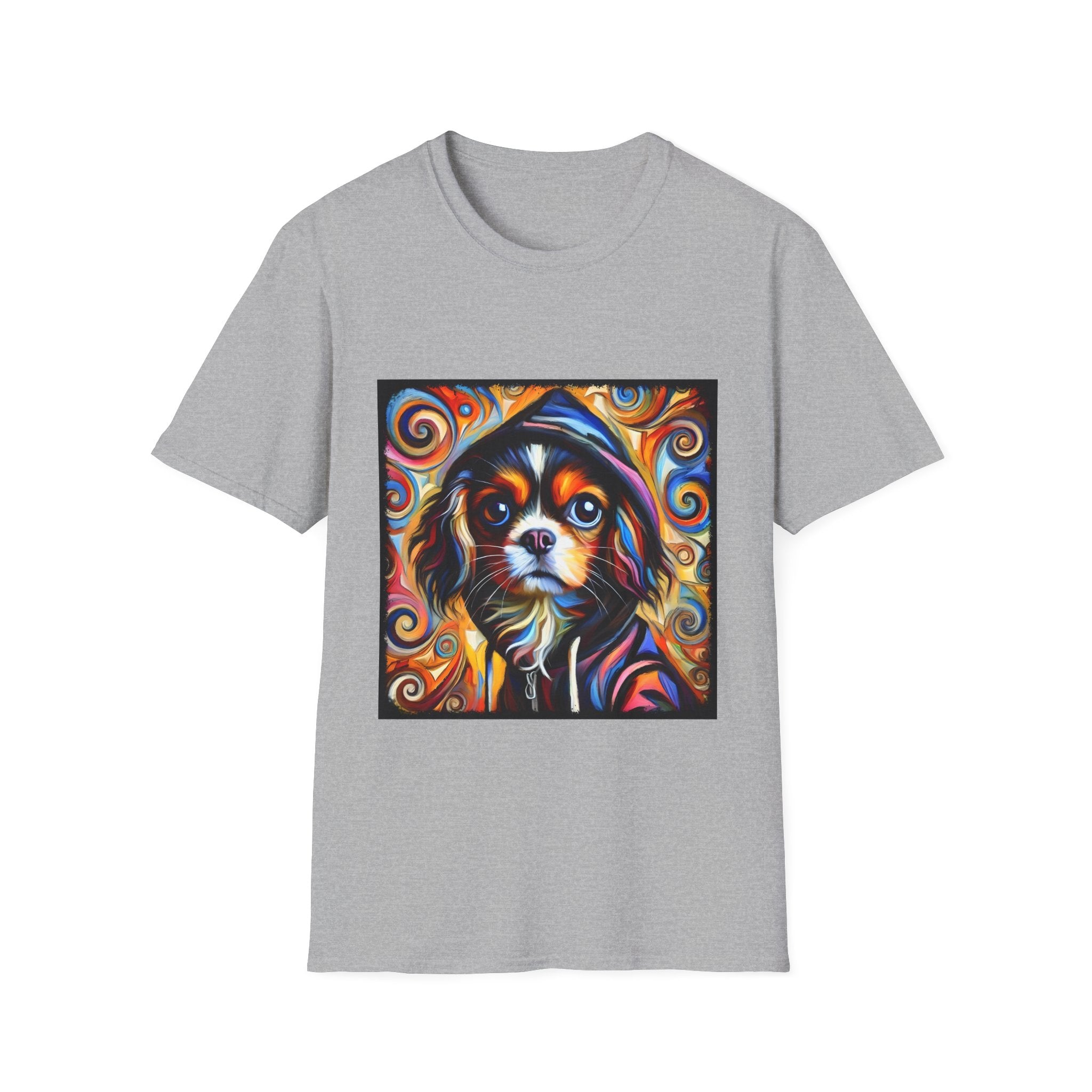 Cavalier King Charles Spaniel Relaxed Swirl | Unisex Dog T-Shirt